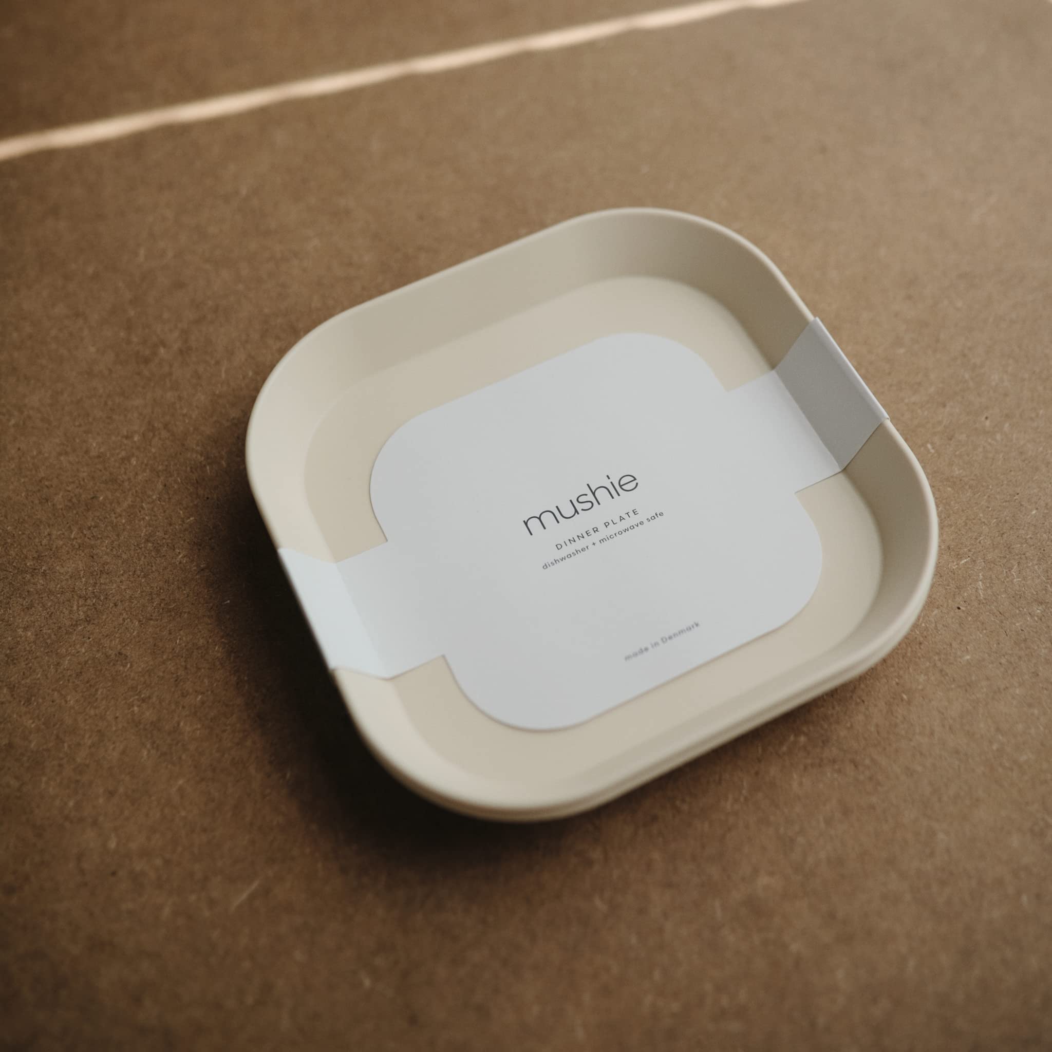 mushie Flatware Fork and Spoon Set for Kids | Made in Denmark (Sage)