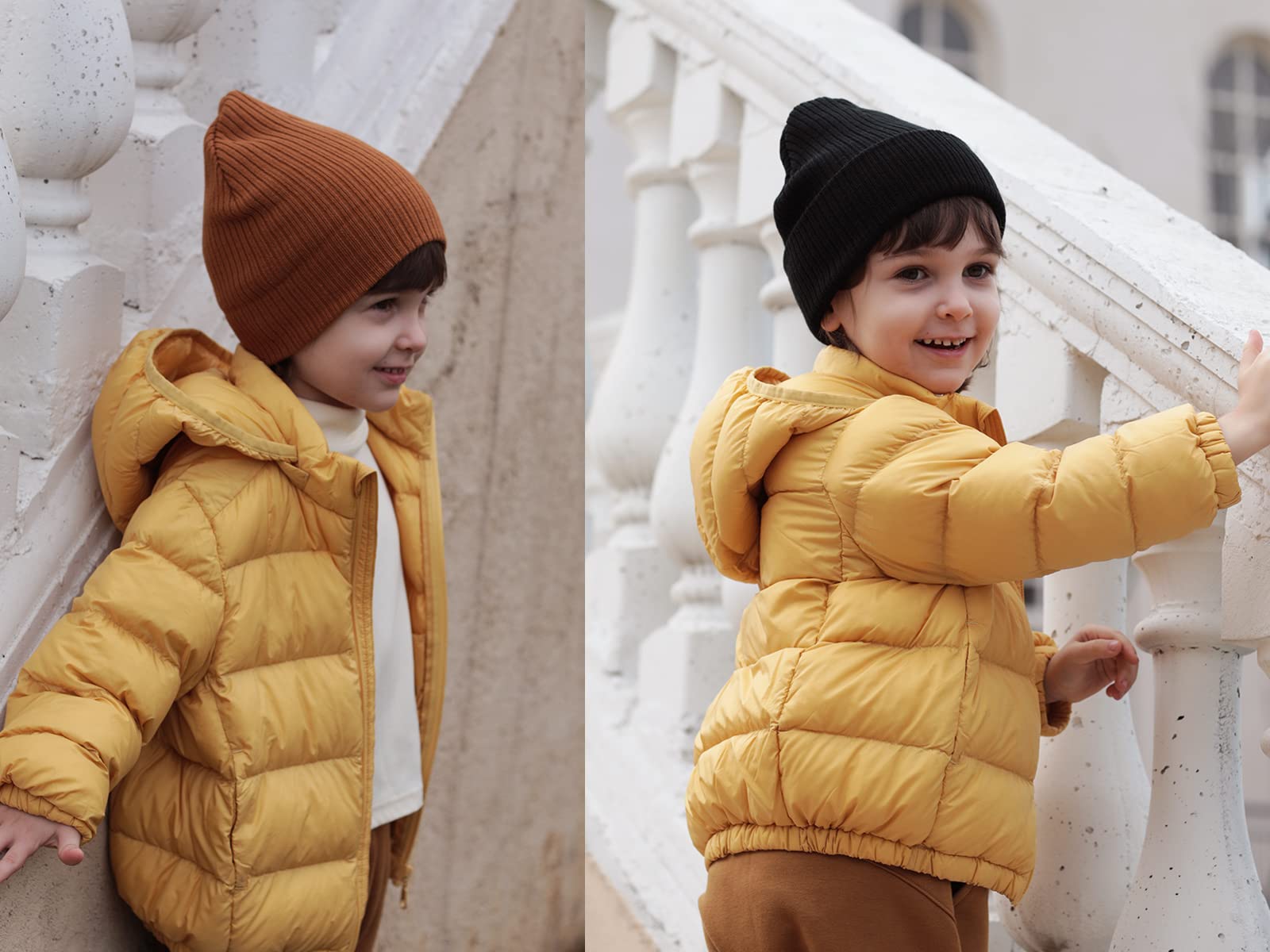 LMLALML Beanie for Toddler Boys Elegant Baby Beanie Knit Winter Hat for Kids