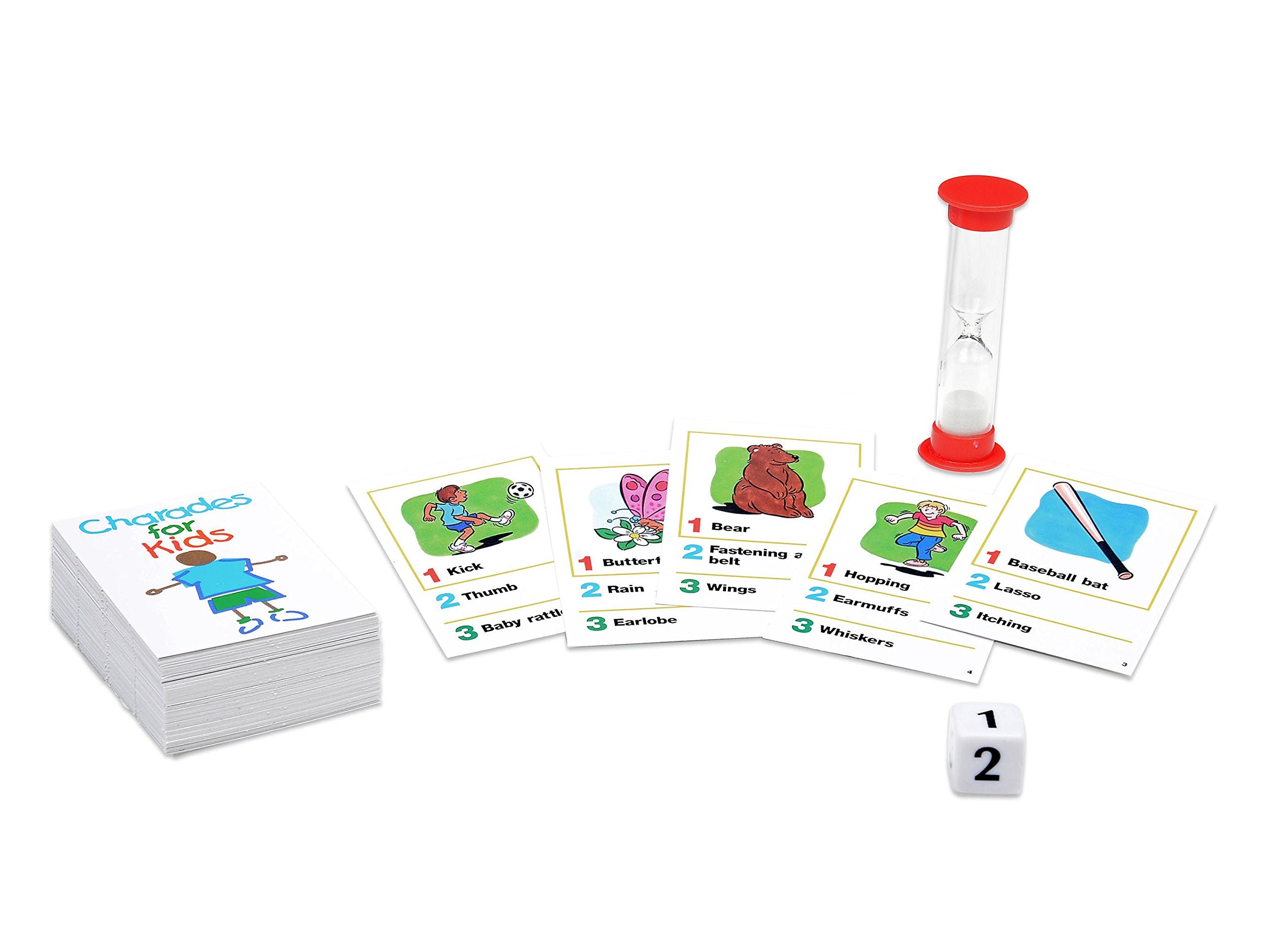 Pressman Charades for Kids Peggable-No Reading Required Family Game Multicolor