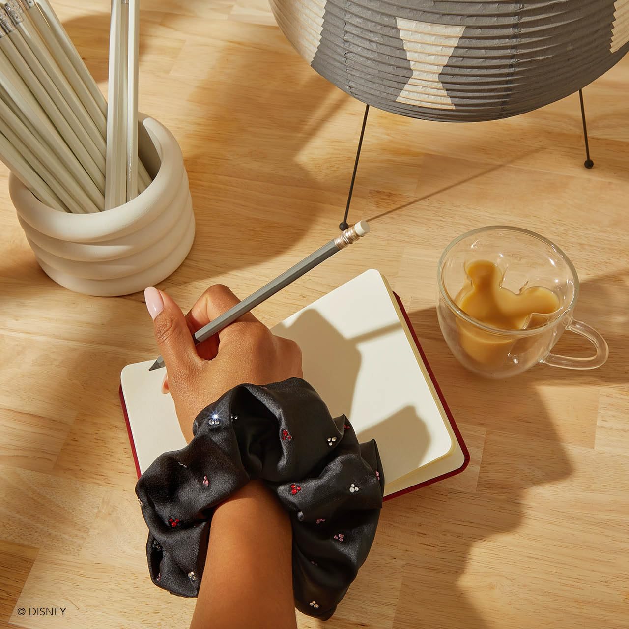 Kitsch 5 Count Velvet Hair Scrunchies for Women - Hair Ties for Thick Hair, Girls, Women, Cute Scrunchies, Soft Hair Accessories, Blush/Mauve