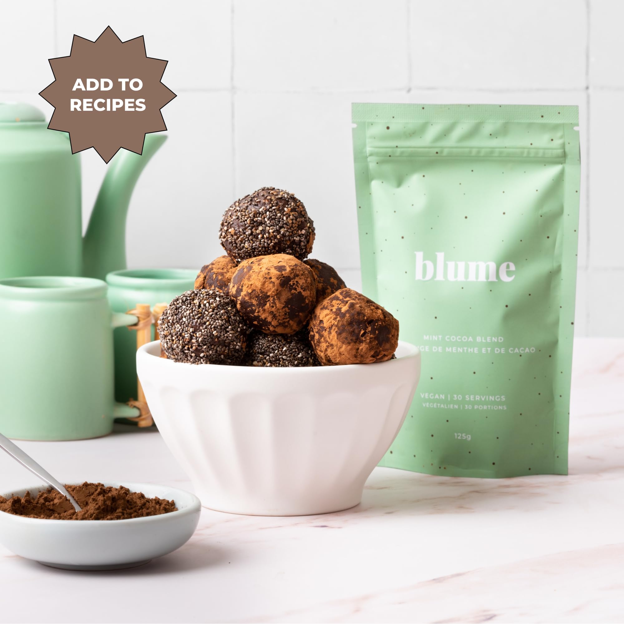 Blume Rose London Fog Latte with Zero Sugar or Caffeine - Certified Organic, Vegan and Gluten-Free - Tart Cherry & Rosehips blend rich Antioxidant & Vitamin to Ease Bloating and Boost Your Natural Glow - 30 Servings