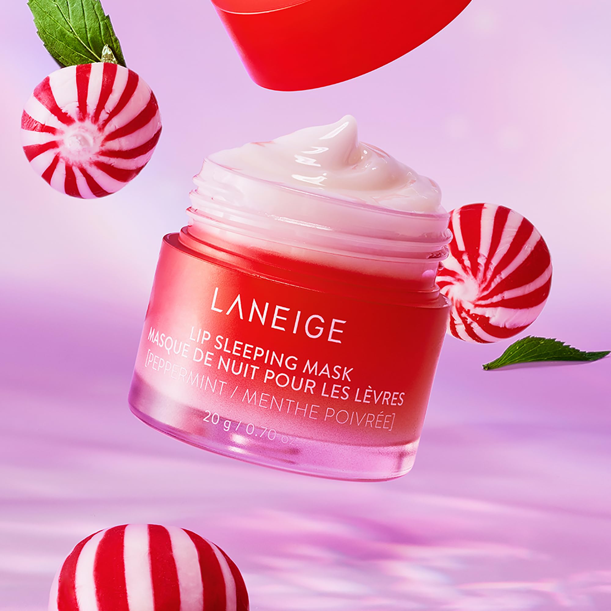 LANEIGE Lip Sleeping Mask: Nourish, Hydrate, Vitamin C, Murumuru & Shea Butter, Antioxidants, Flaky, Dry Lips