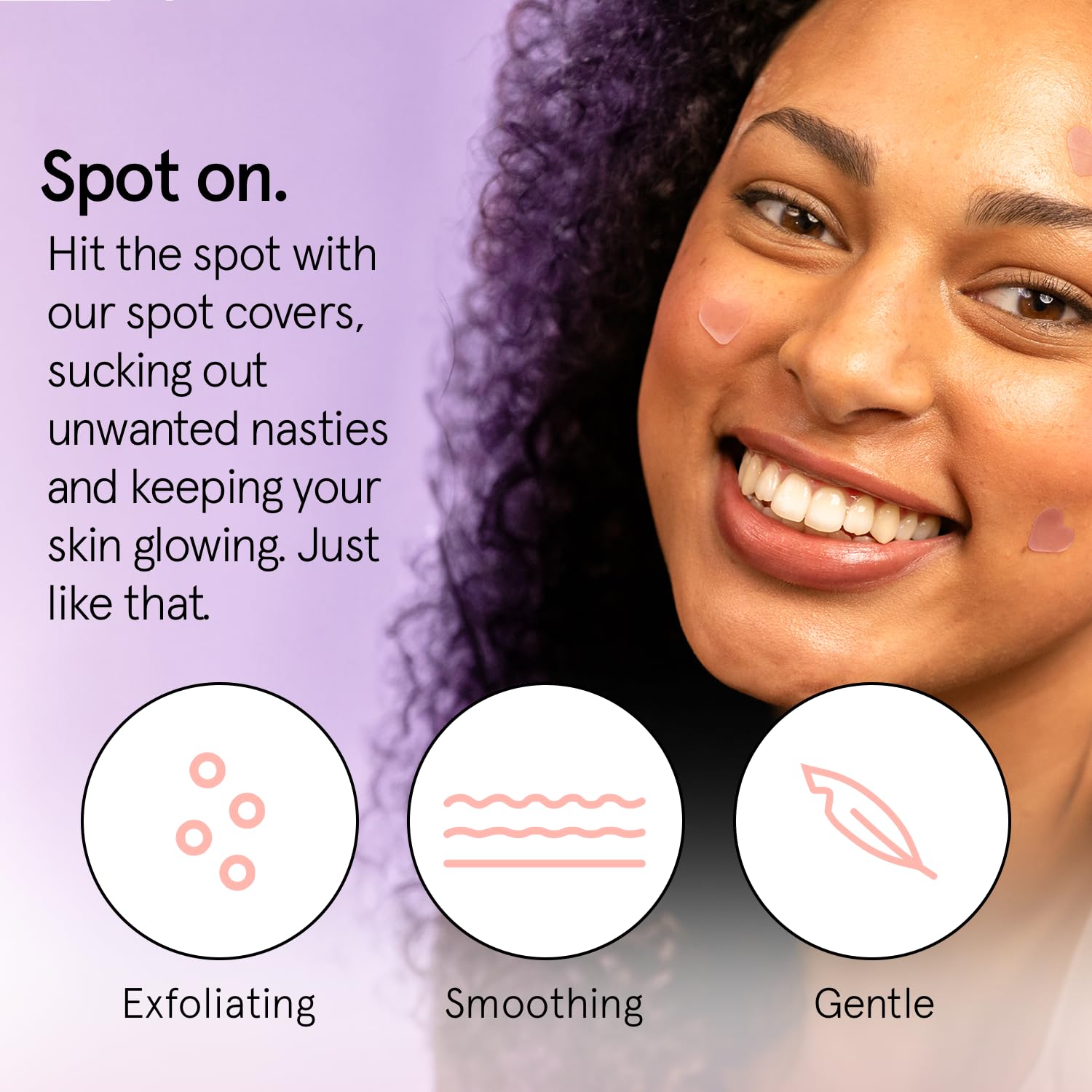 grace & stella Pimple Patches For Face (Heart, 36 Count) - Hydrocolloid Acne Patches for Face - Dermatologist Tested, Vegan, Cruelty-Free