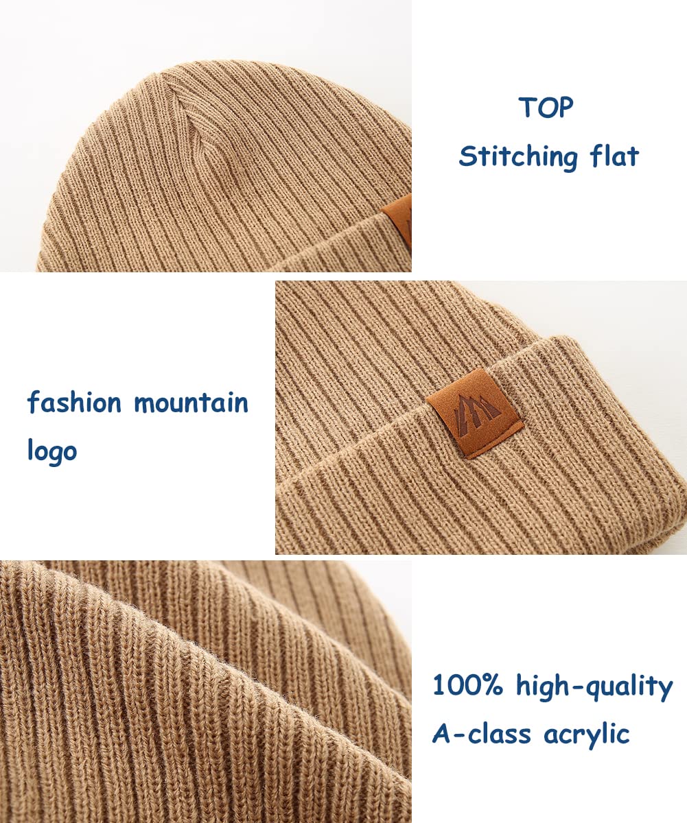 LMLALML Beanie for Toddler Boys Elegant Baby Beanie Knit Winter Hat for Kids