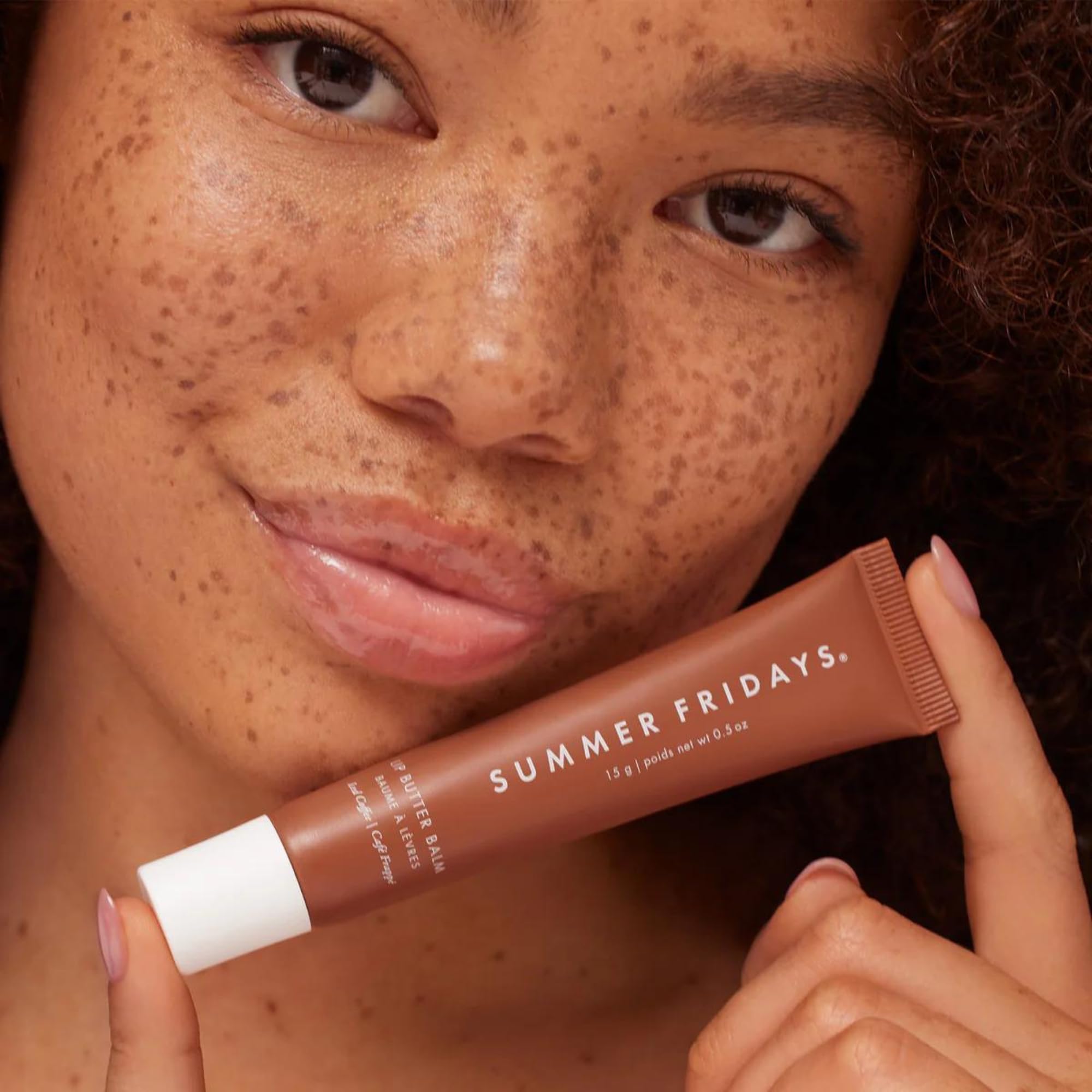 Summer Fridays Lip Butter Balm - Conditioning Lip Mask and Lip Balm for Instant Moisture, Shine and Hydration - Sheer-Tinted, Soothing Lip Care - Vanilla Beige (.5 Oz)