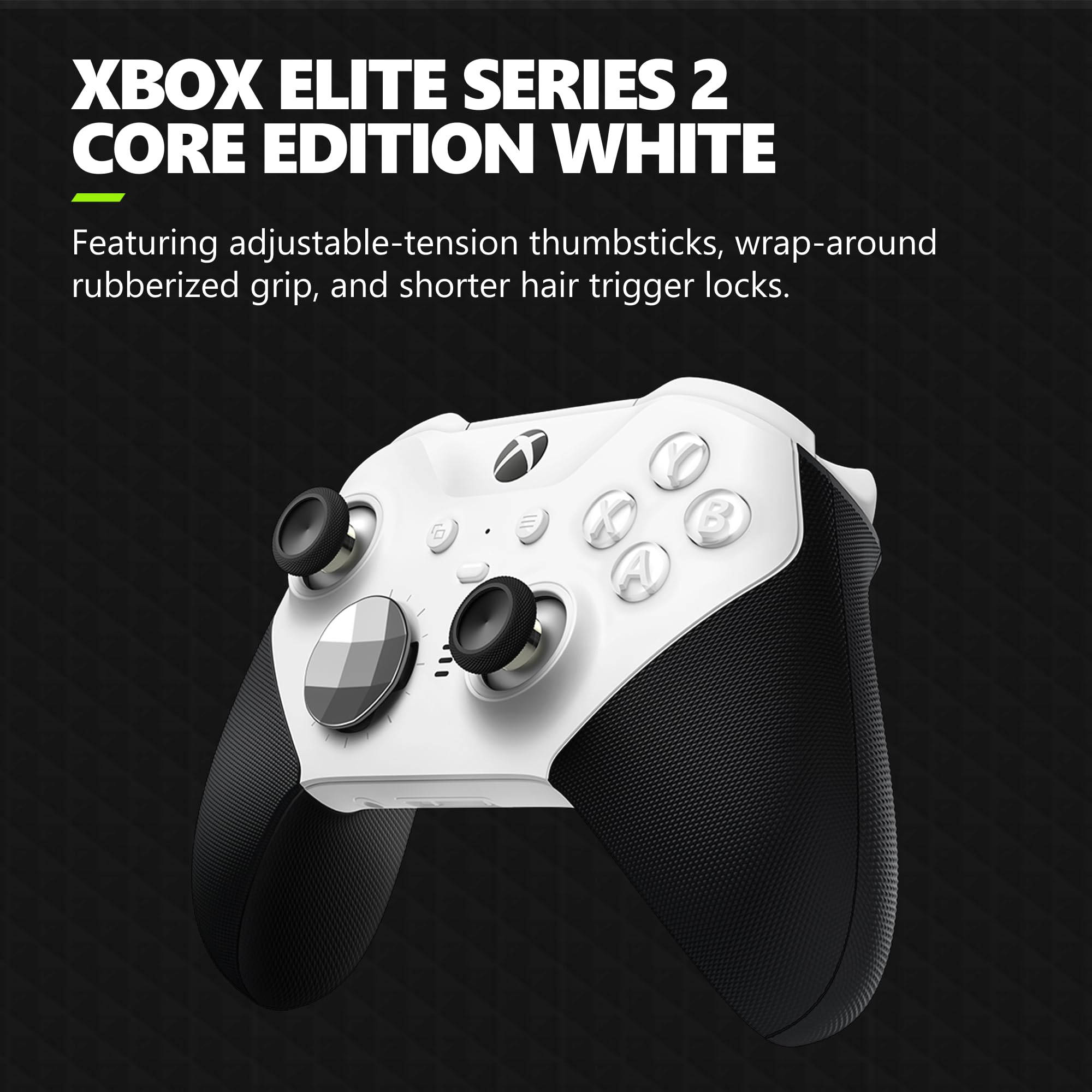 Xbox Elite Wireless Gaming Controller Series 2 – Black – Xbox Series X|S, Xbox One, Windows PC, Android, and iOS - Elite Series 2 Black Edition
