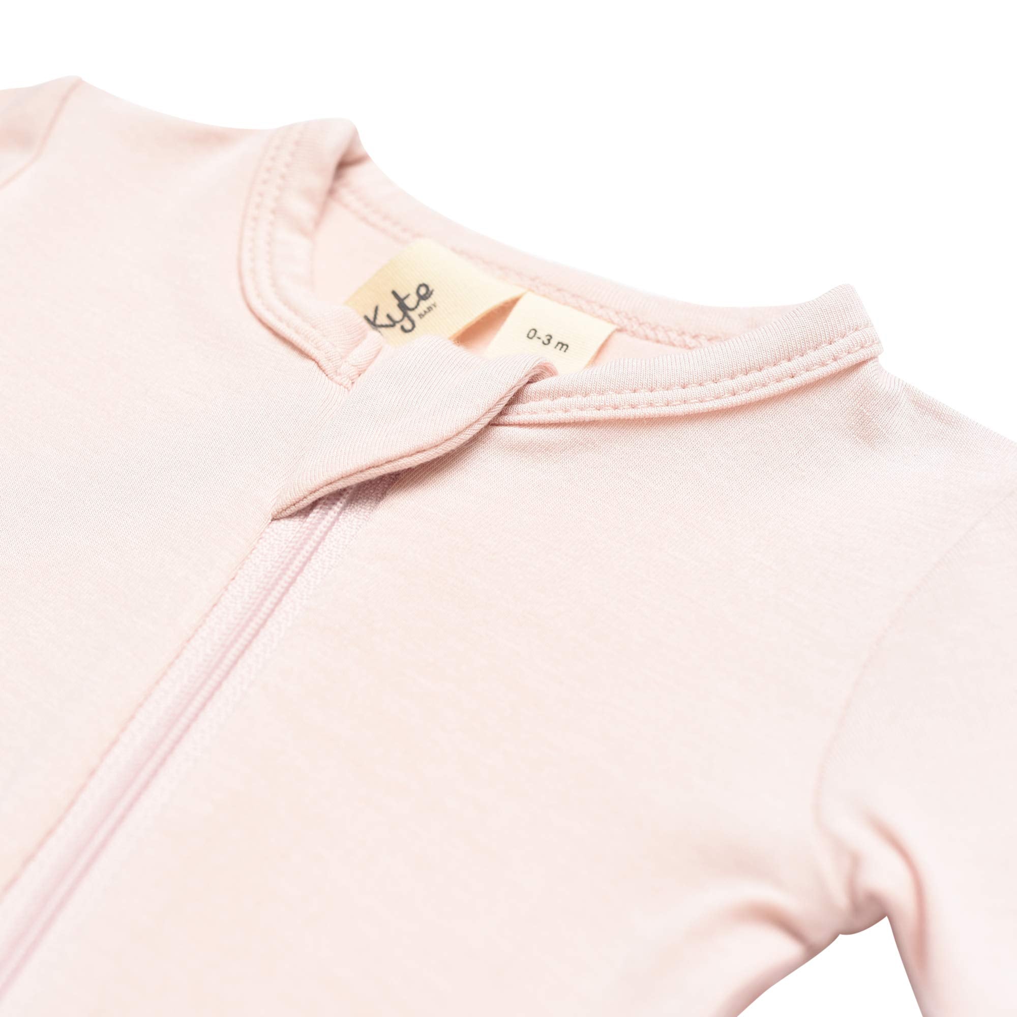 KYTE BABY Zippered Rompers, Unisex, Rayon Made from Bamboo (0-24 Months