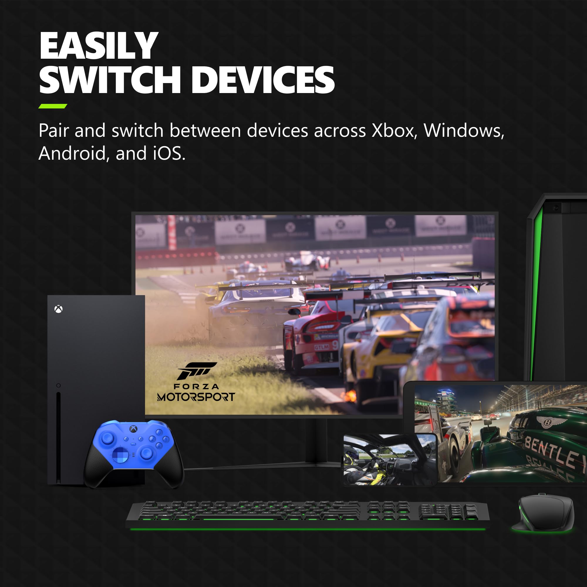 Xbox Elite Wireless Gaming Controller Series 2 – Black – Xbox Series X|S, Xbox One, Windows PC, Android, and iOS - Elite Series 2 Black Edition