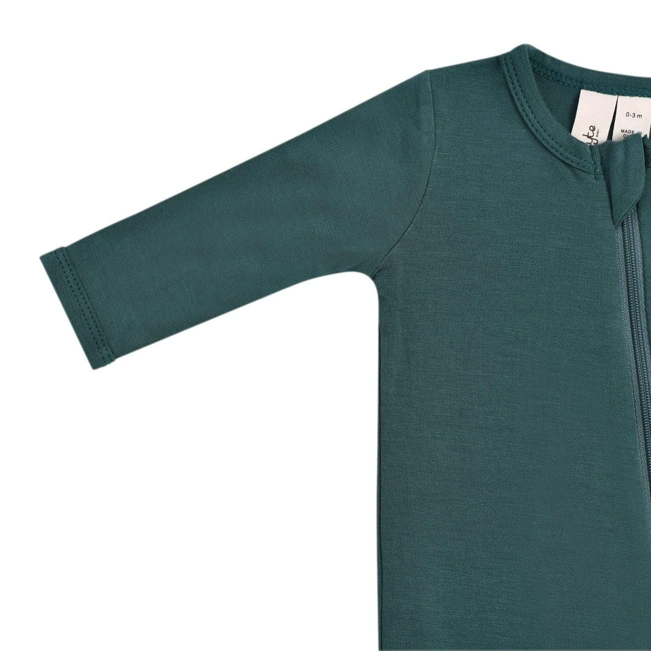 KYTE BABY Unisex Zipper Closure Footies, Rayon Made From Bamboo, 0-24 Months