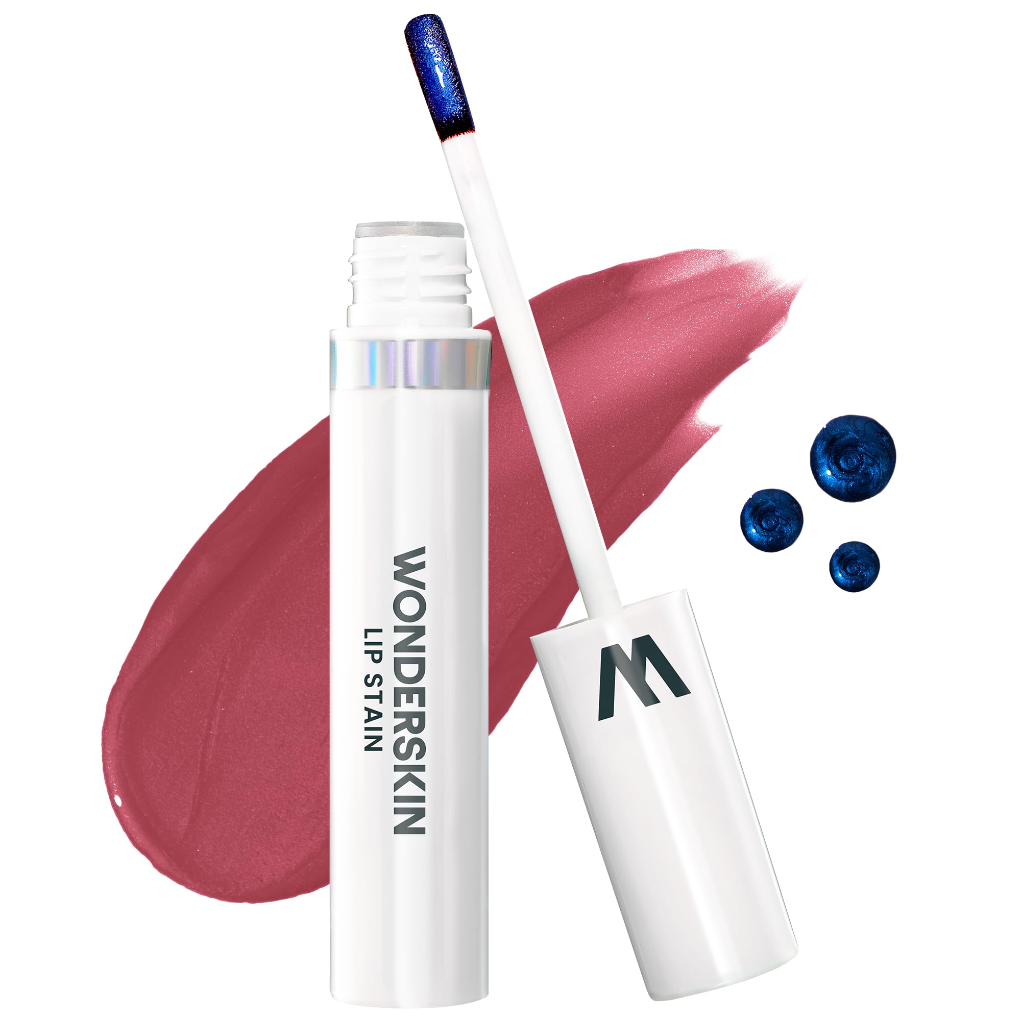 Wonderskin Wonder Blading Lip Stain Masque, Waterproof Nude Lip Stain, Long Lasting Lip Makeup, Transfer Proof Lip TInt, Pink Lip Makeup (XOXO Masque)