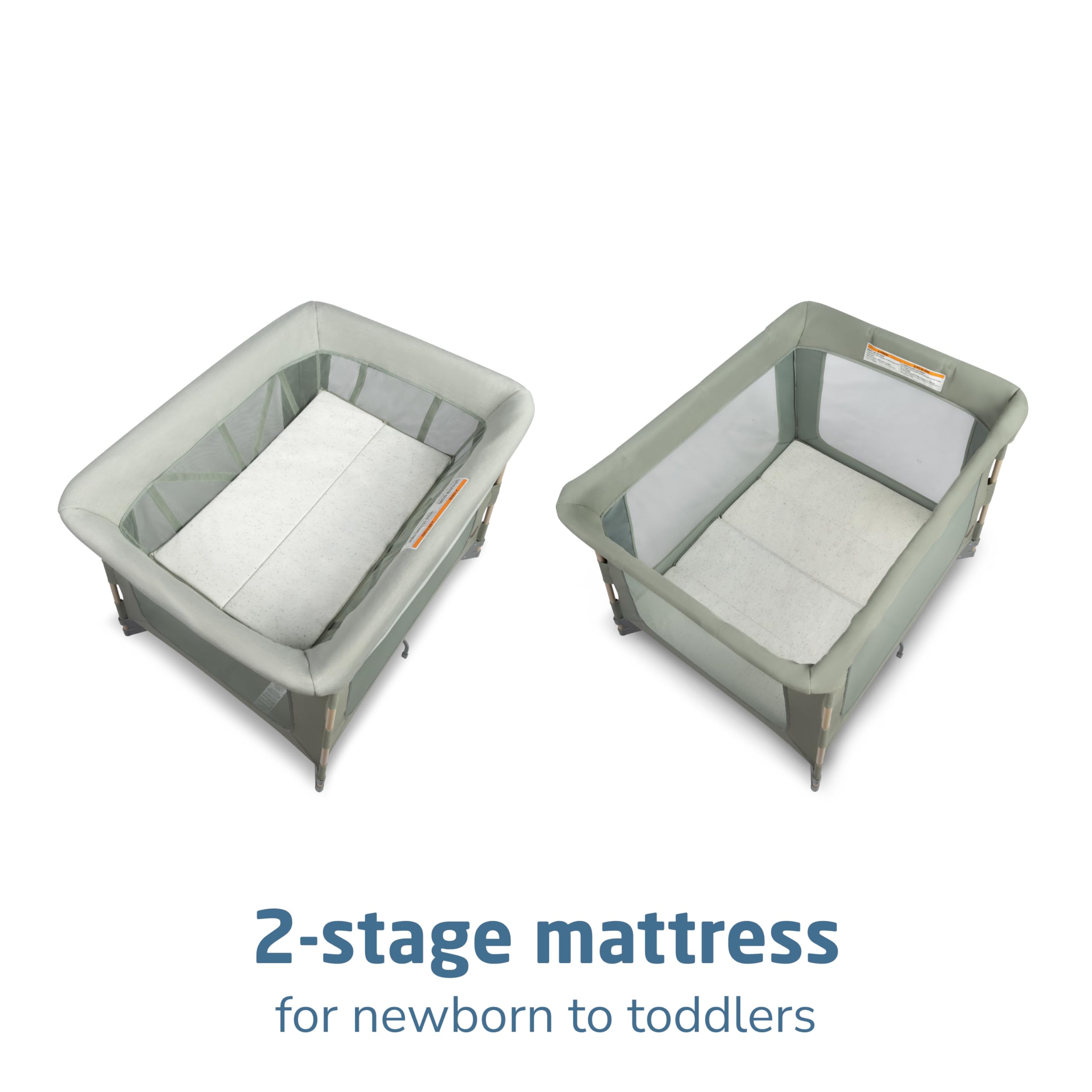 Maxi-Cosi Swift Baby Playpen with Mat, Baby Play Yards, Pack and Play with Bassinet - Portable Playpen for Babies and Toddlers, Classic Oat