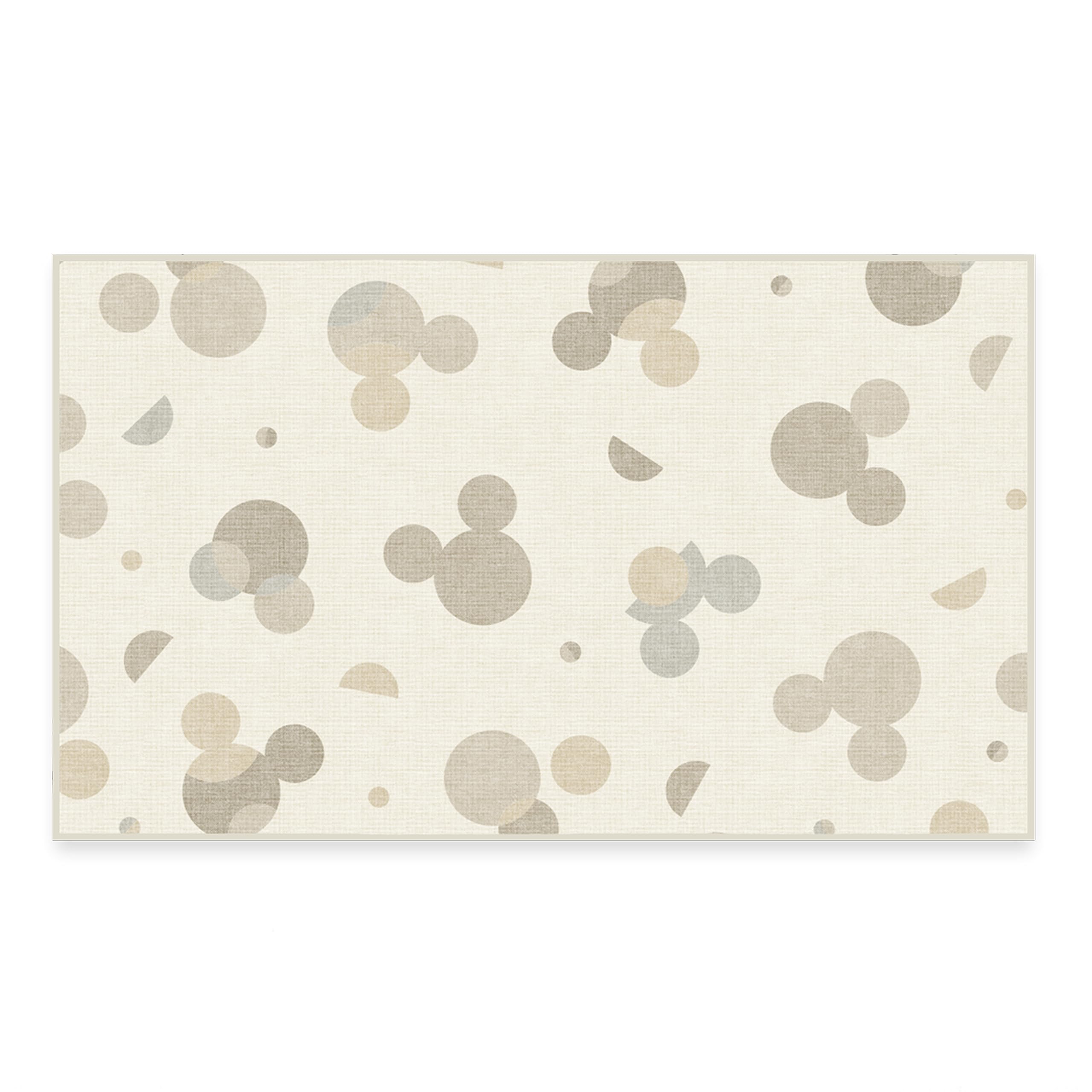 RUGGABLE Disney Classic Minnie Mouse Washable Rug - Perfect Area Rug for Nursery Playroom Kids Room - Pet & Child Friendly - Stain & Water Resistant - Trellis Pink 5&