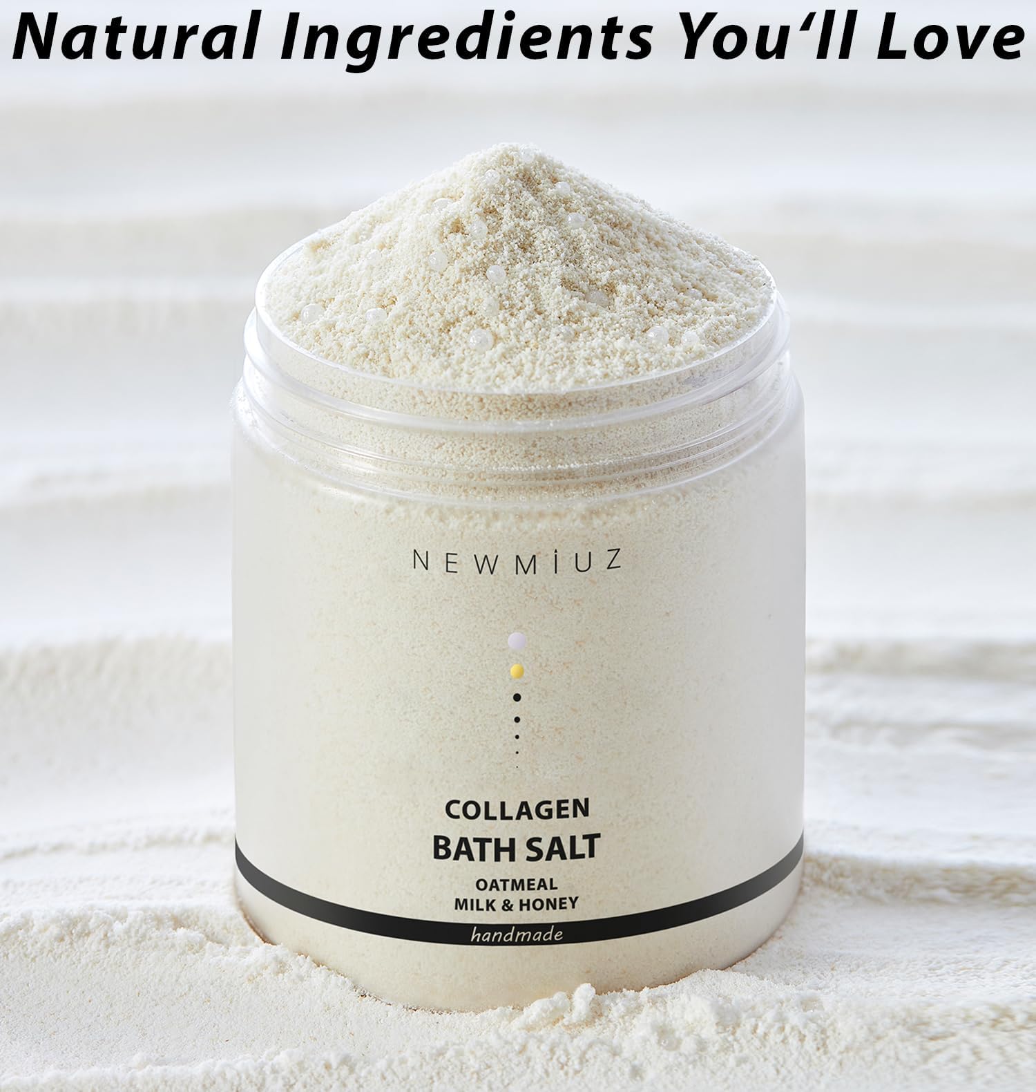 Collagen Bath Salt Soak - Moisturize Soften Skin - Magnesium Epsom Salt - Luxury Spa Bubble Mother&