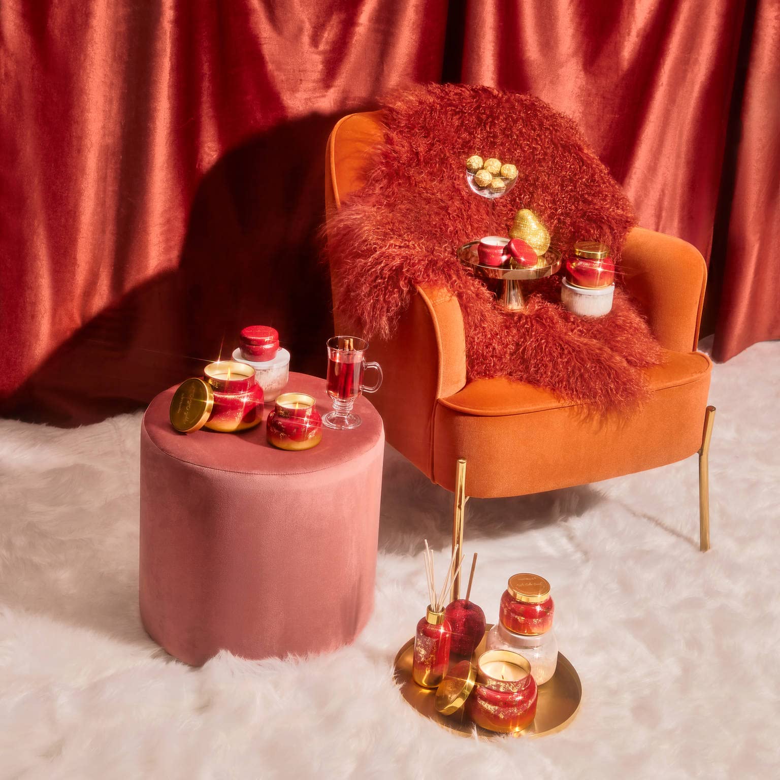 Capri Blue Holiday Mercury Jar Candle - Soy Candle Blend - Fall Candles for Home Scented with Frosted Fir, Snowy Woods, Pine & Sage - Pine Candle for Holiday Decor - Signature (Crystal Pine, 19 oz)