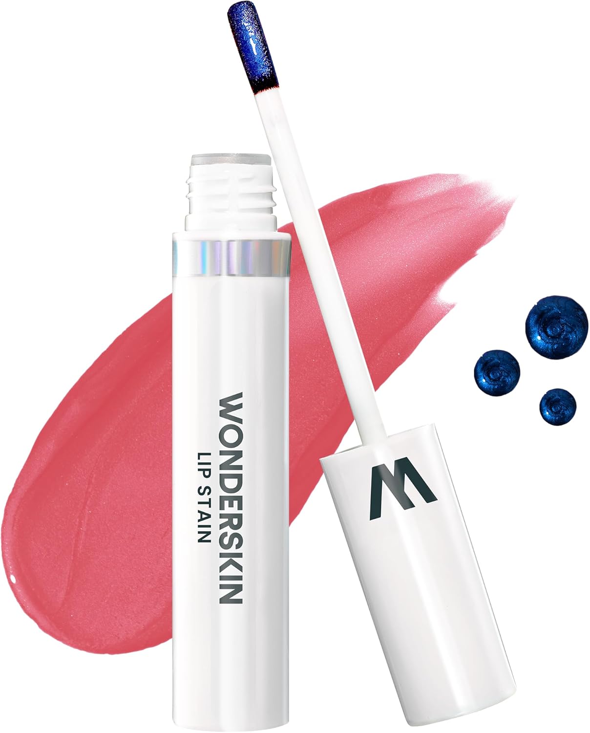 Wonderskin Wonder Blading Lip Stain Masque, Waterproof Nude Lip Stain, Long Lasting Lip Makeup, Transfer Proof Lip TInt, Pink Lip Makeup (XOXO Masque)