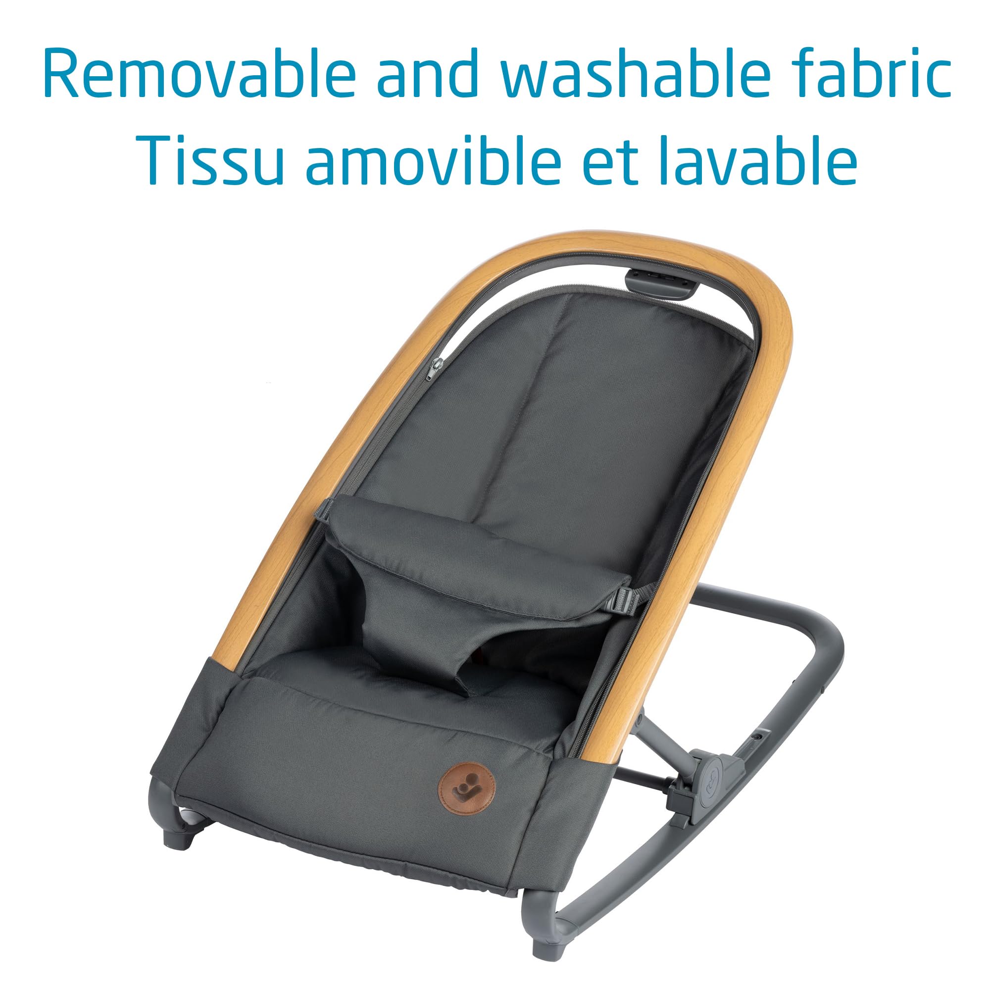 Maxi-Cosi 2-in-1 Kori Rocker, folds flat, travel, washable fabrics, Sand Horizon