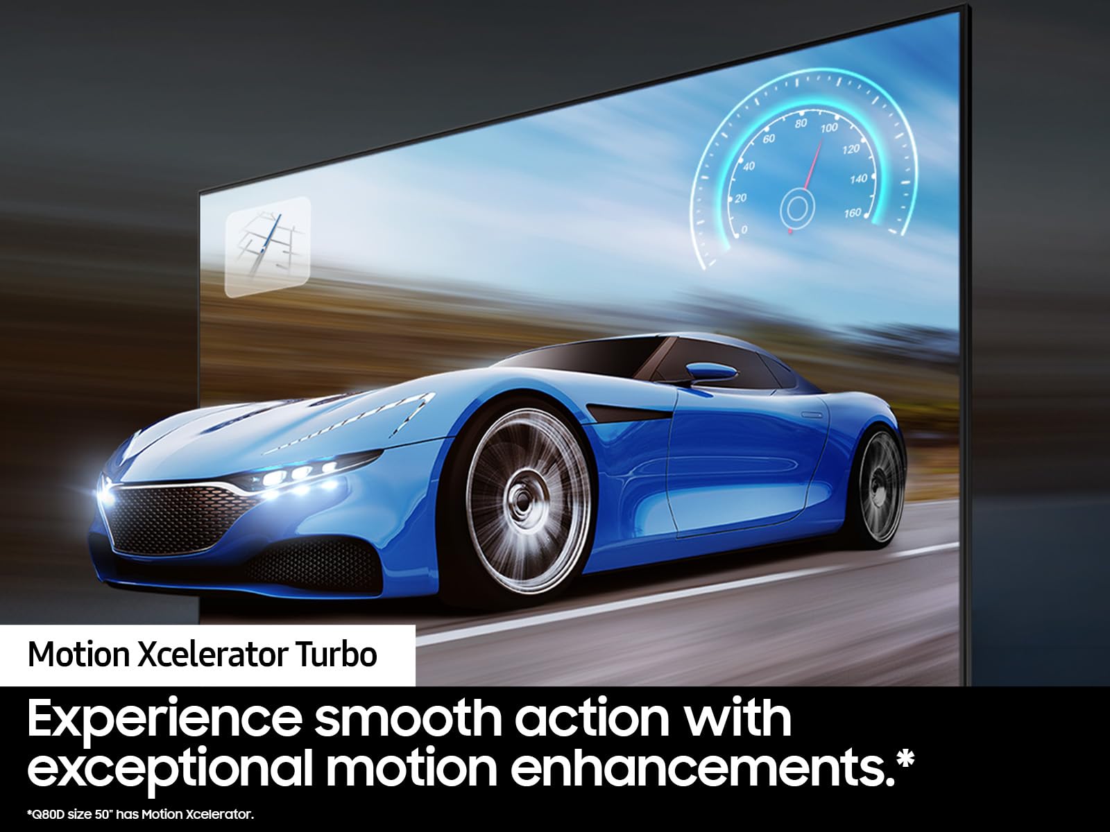 SAMSUNG 50-Inch Class QLED 4K Q80D Series Quantum HDR+ Smart TV w/Dolby Atmos, Object Tracking Sound Lite, Direct Full Array, Motion Xcelerator, Alexa Built-in (QN50Q80D, 2024 Model)