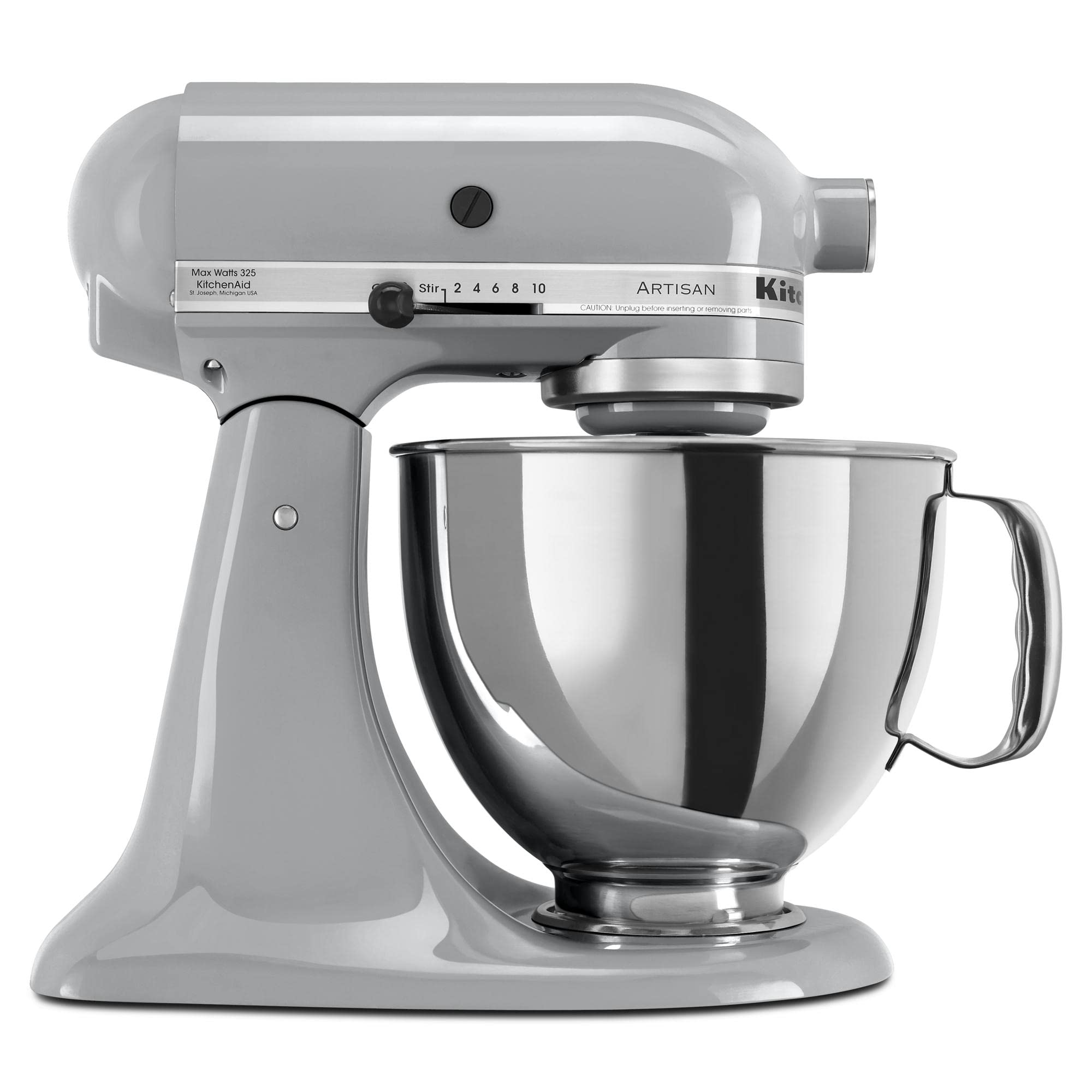 KitchenAid Artisan Series 5-Quart Tilt-Head Stand Mixer, Almond Cream, KSM150PSAC