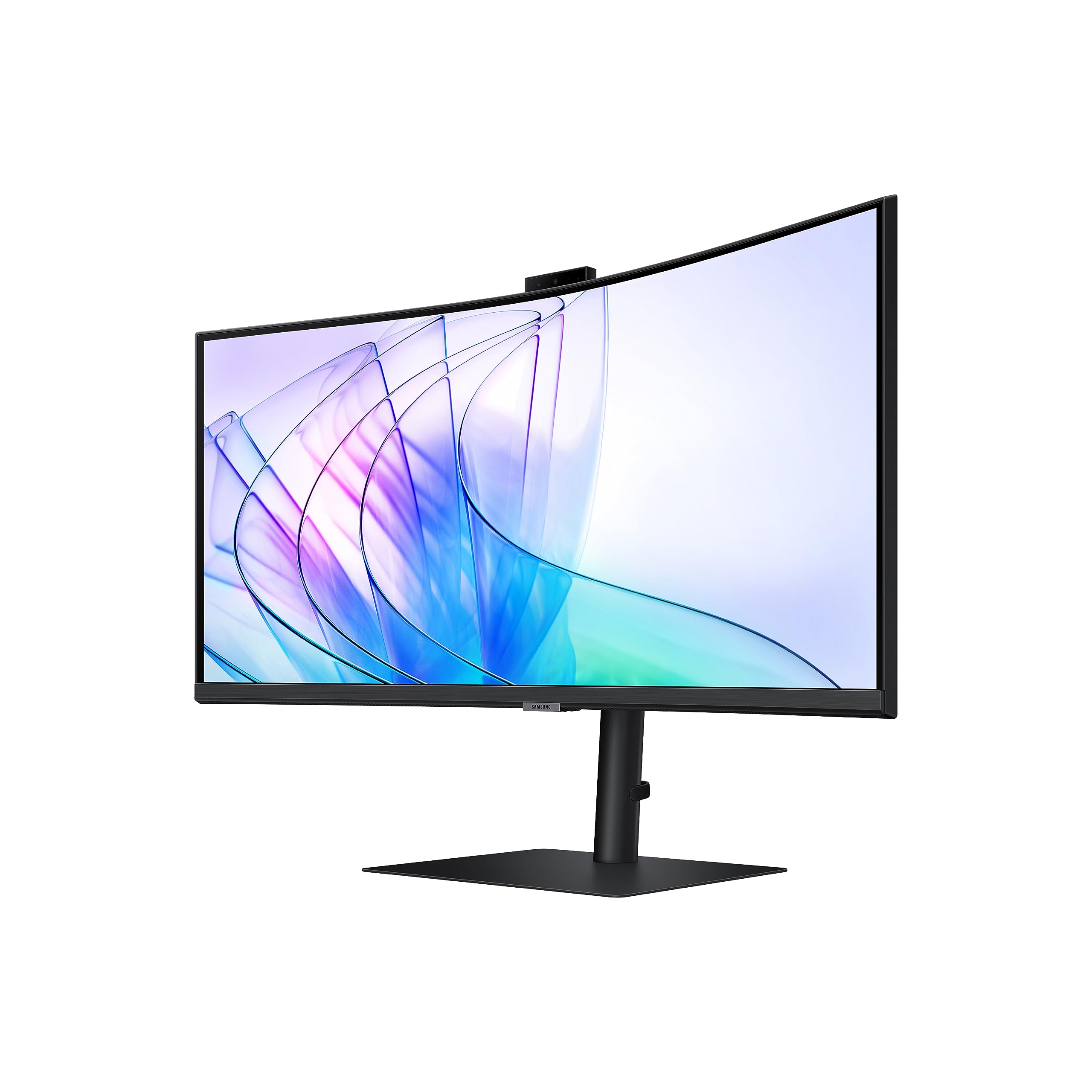 SAMSUNG 34-Inch ViewFinity S65TC Series Ultra-WQHD 1000R Curved Computer Monitor, HDR10, 100Hz, AMD FreeSync, Thunderbolt 4, Height Adjustable Stand, Built-in Speakers, Eye Care, LS34C650TANXGO, 2024