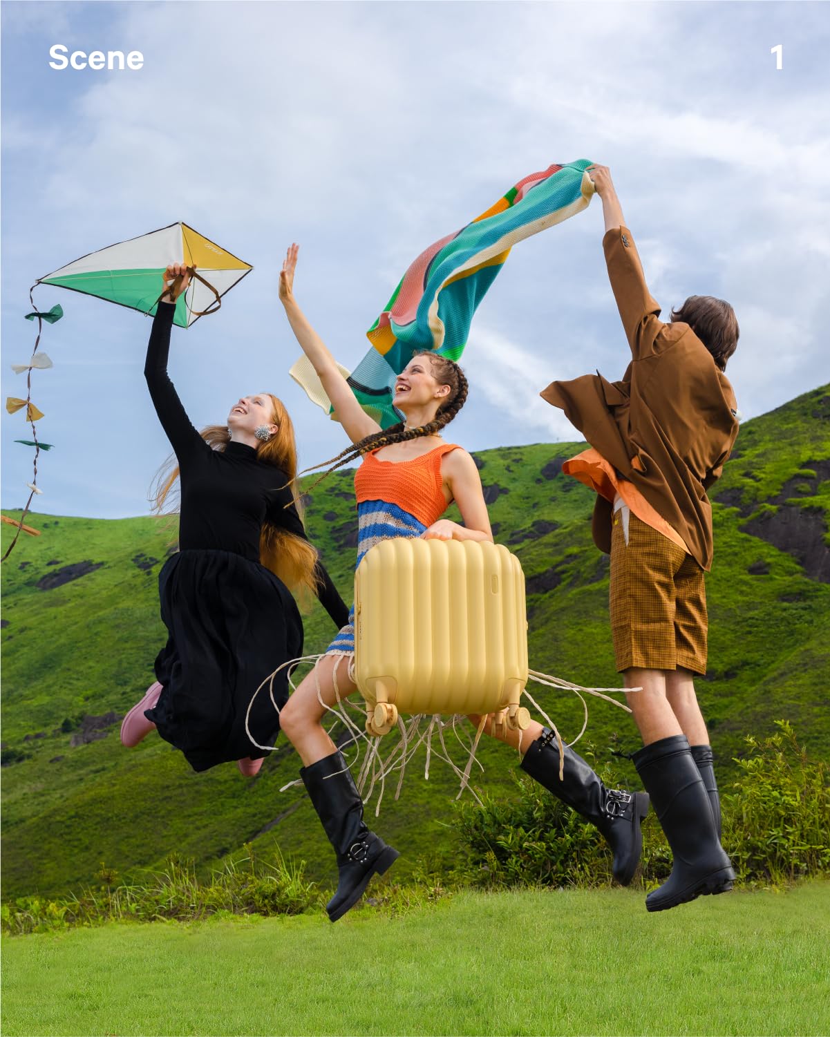 artrips Luggage with 8 Spinner Wheels,Lightweight Hardside Suitcase with Cover Protector,PC Hardshell Luggage,Travel Suitcase with Bread Design,TSA Lock,20/24/28inch