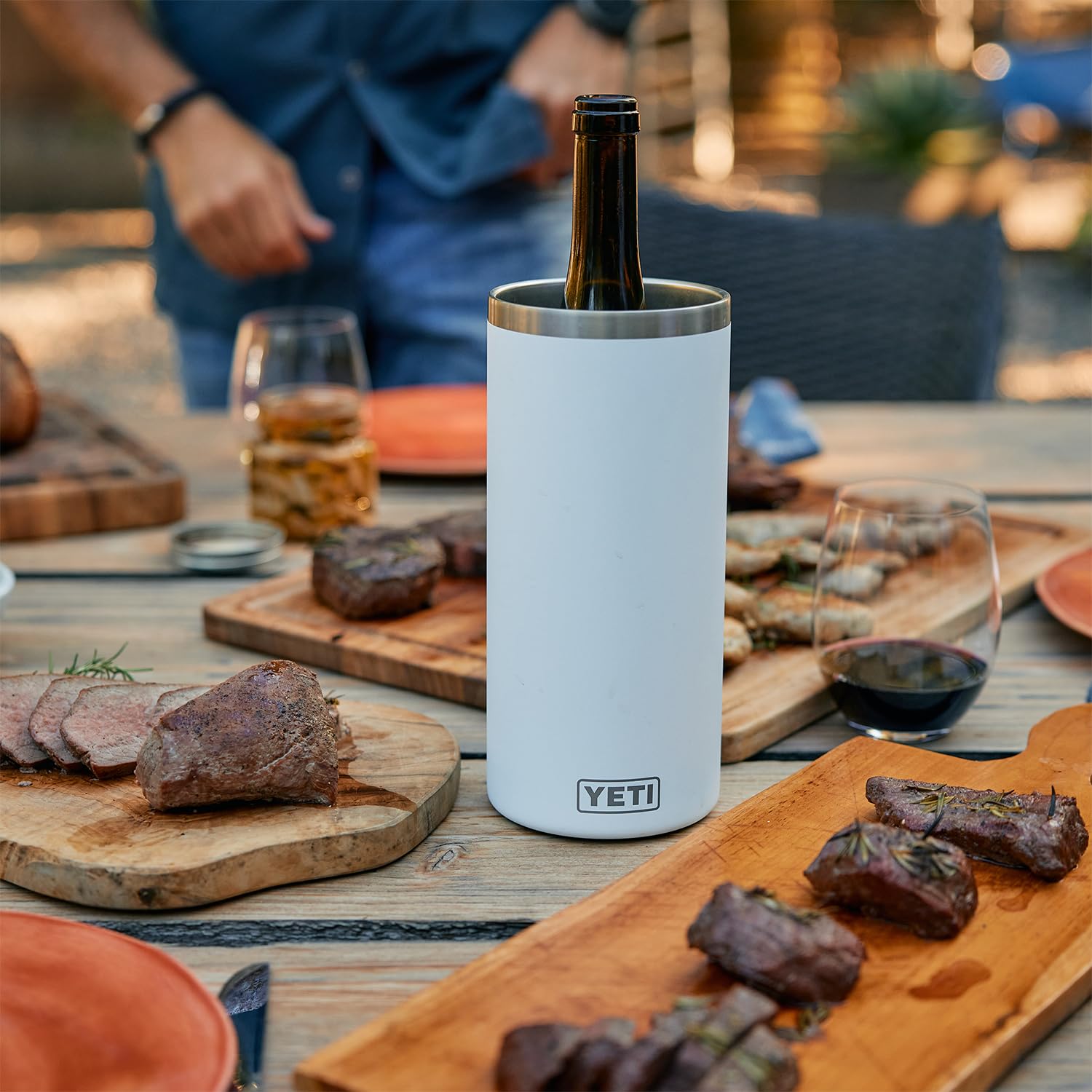 YETI Rambler Wine Chiller, Fits Most Wine Bottles