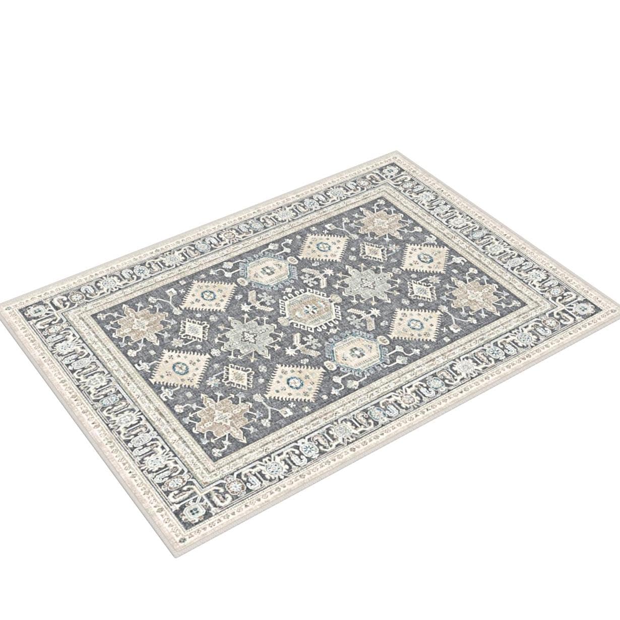 RUGGABLE – Cambria Ruby – Machine Washable Runner Rug – Pet & Child Friendly – Stain & Water Resistant – Non-Slip – 2.5&