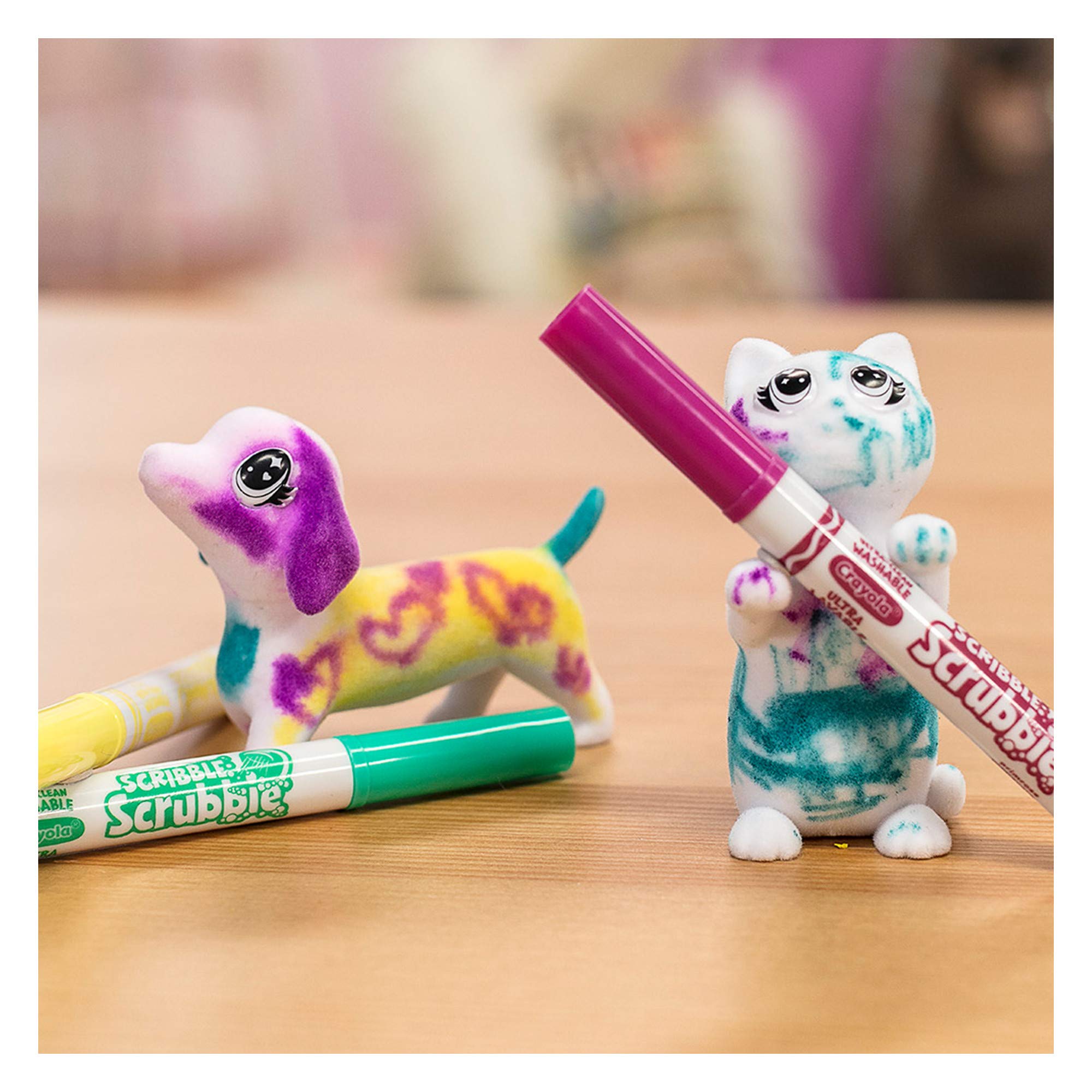 Crayola Scribble Scrubbie Peculiar Pets Tub Playset, Creative Toys