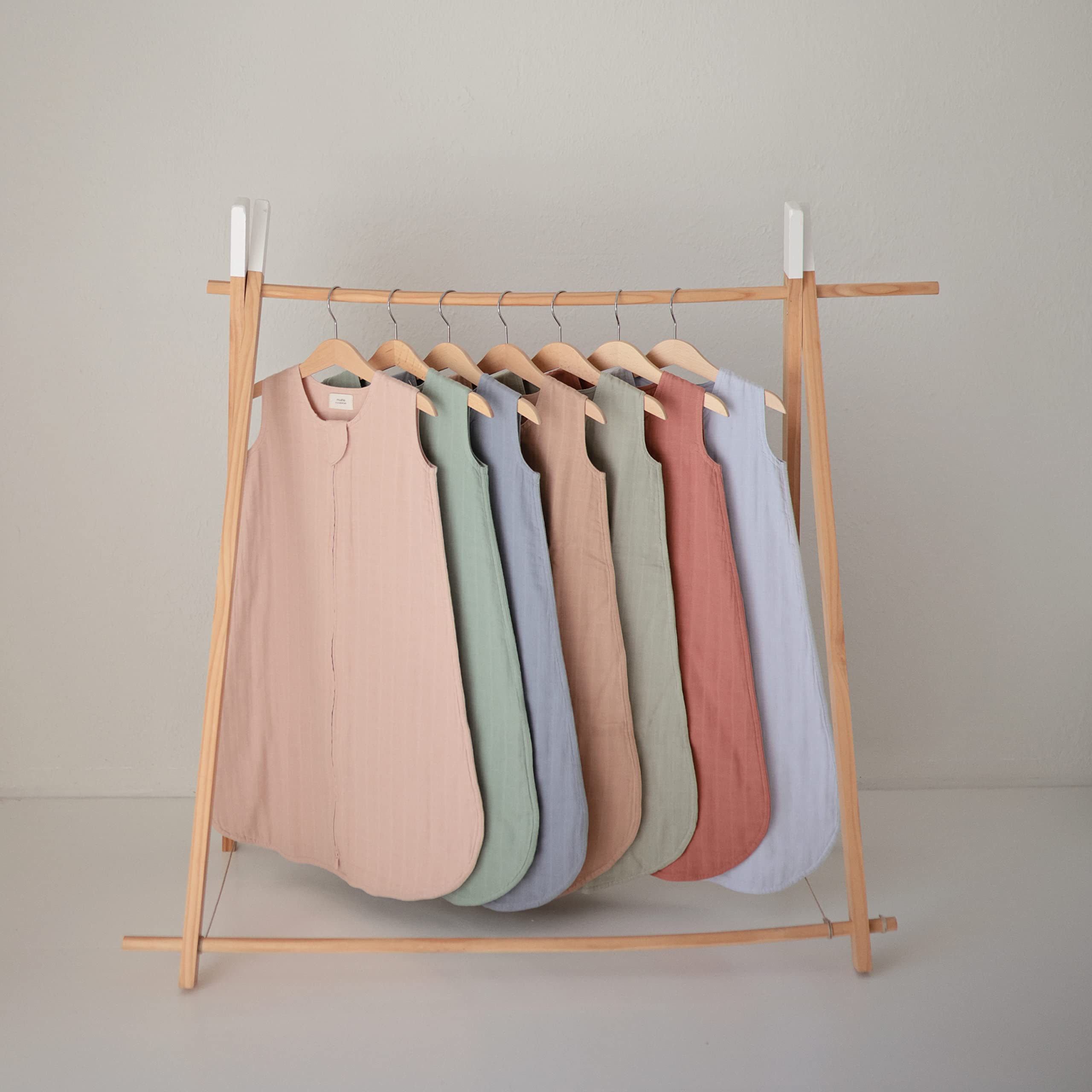 mushie Baby Wearable Blanket | 100% Organic Cotton Muslin | Sleeping Bag for Infants (Natural)