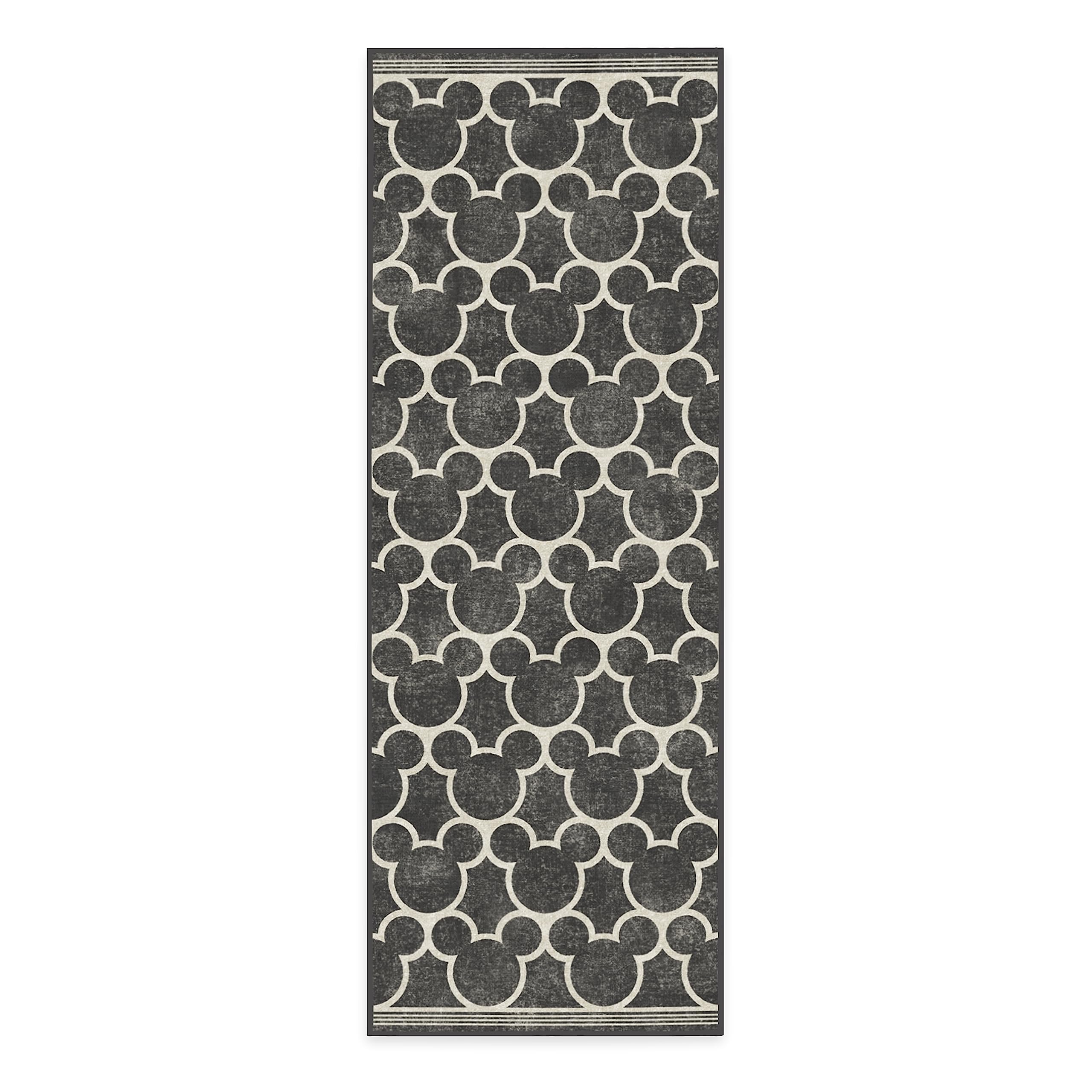 RUGGABLE Disney Classic Minnie Mouse Washable Rug - Perfect Area Rug for Nursery Playroom Kids Room - Pet & Child Friendly - Stain & Water Resistant - Trellis Pink 5&