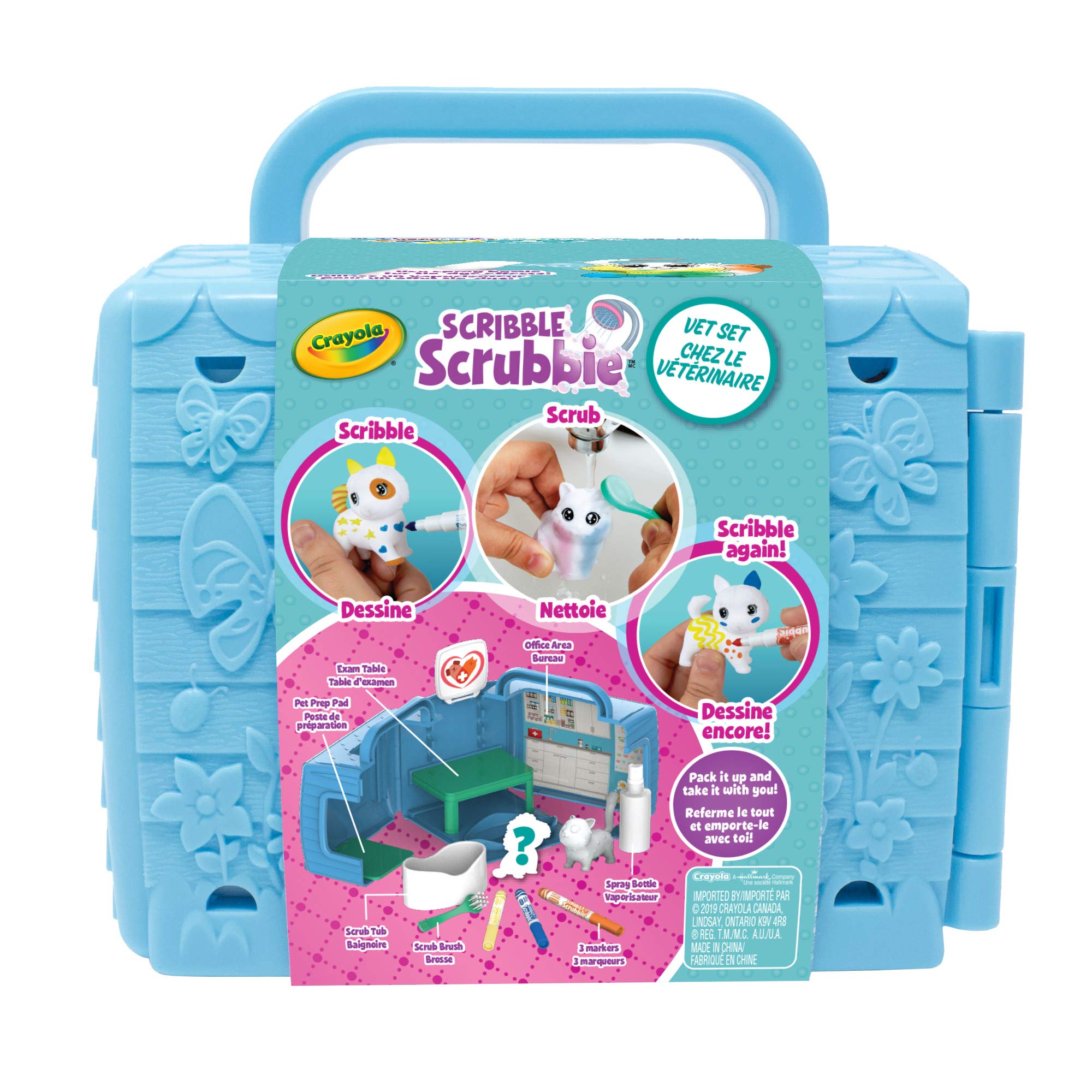 Crayola Scribble Scrubbie Peculiar Pets Tub Playset, Creative Toys