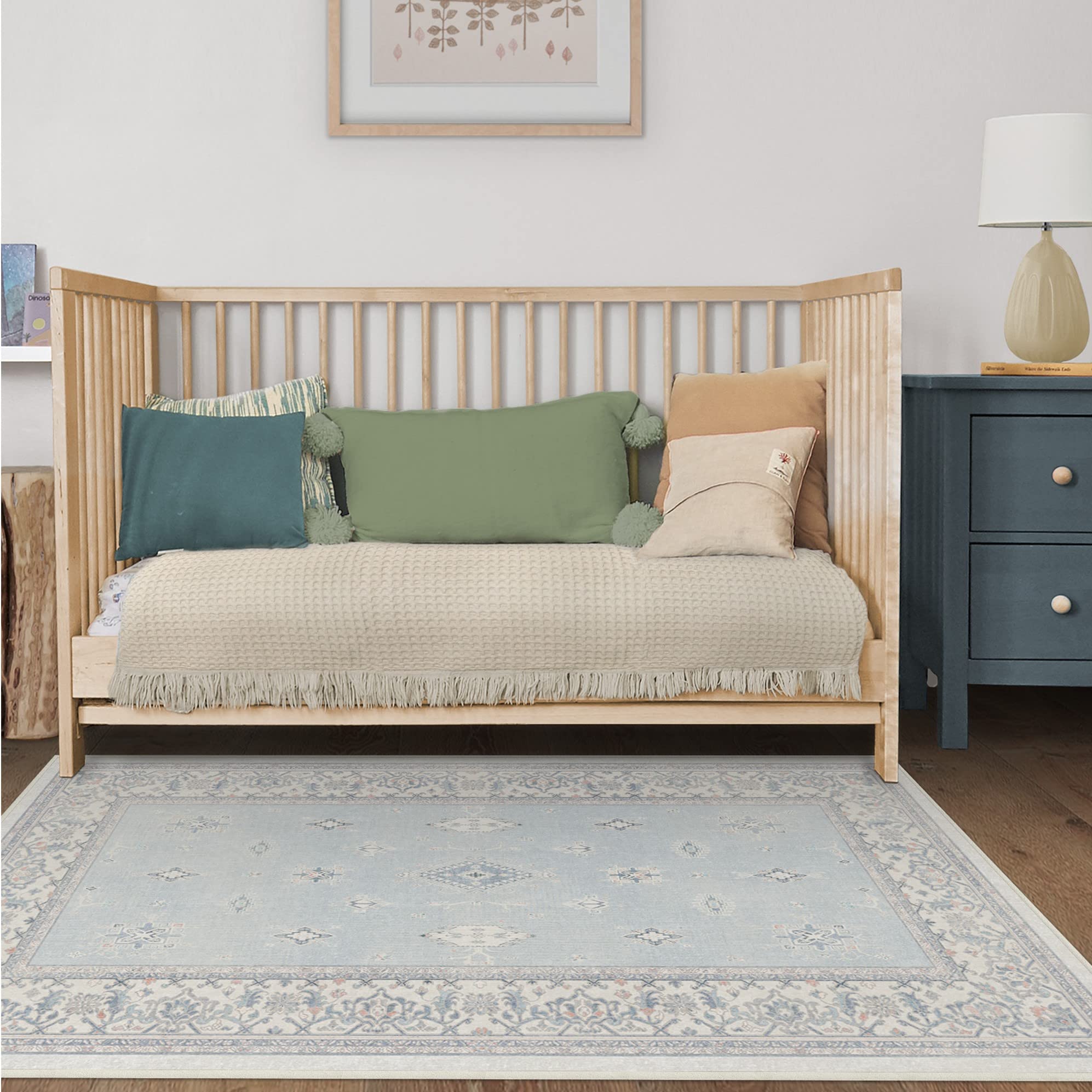 RUGGABLE – Verena Dark Wood – Machine Washable Runner Rug – Pet & Child Friendly – Stain & Water Resistant – Non-Slip – 2.5&