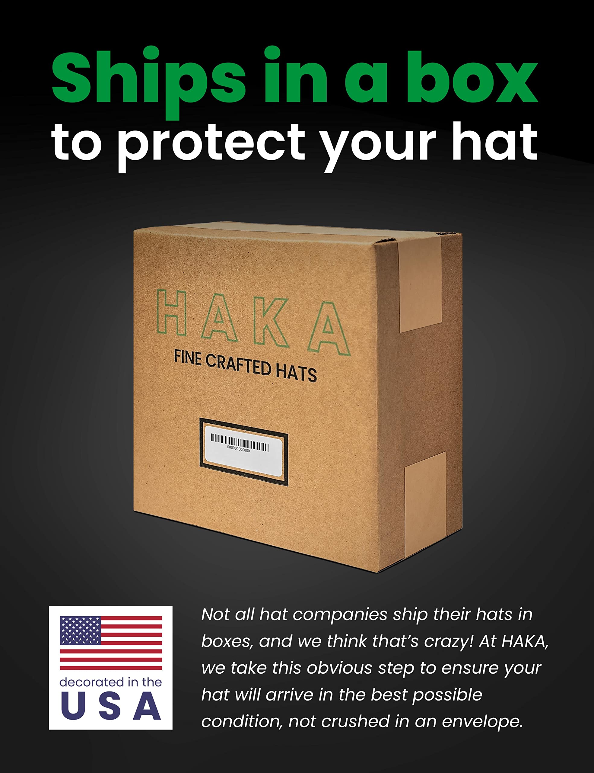 HAKA Camping Hat – Outdoors Trucker Hat for Men & Women, Baseball Cap Adjustable Snapback - Synthetic Leather