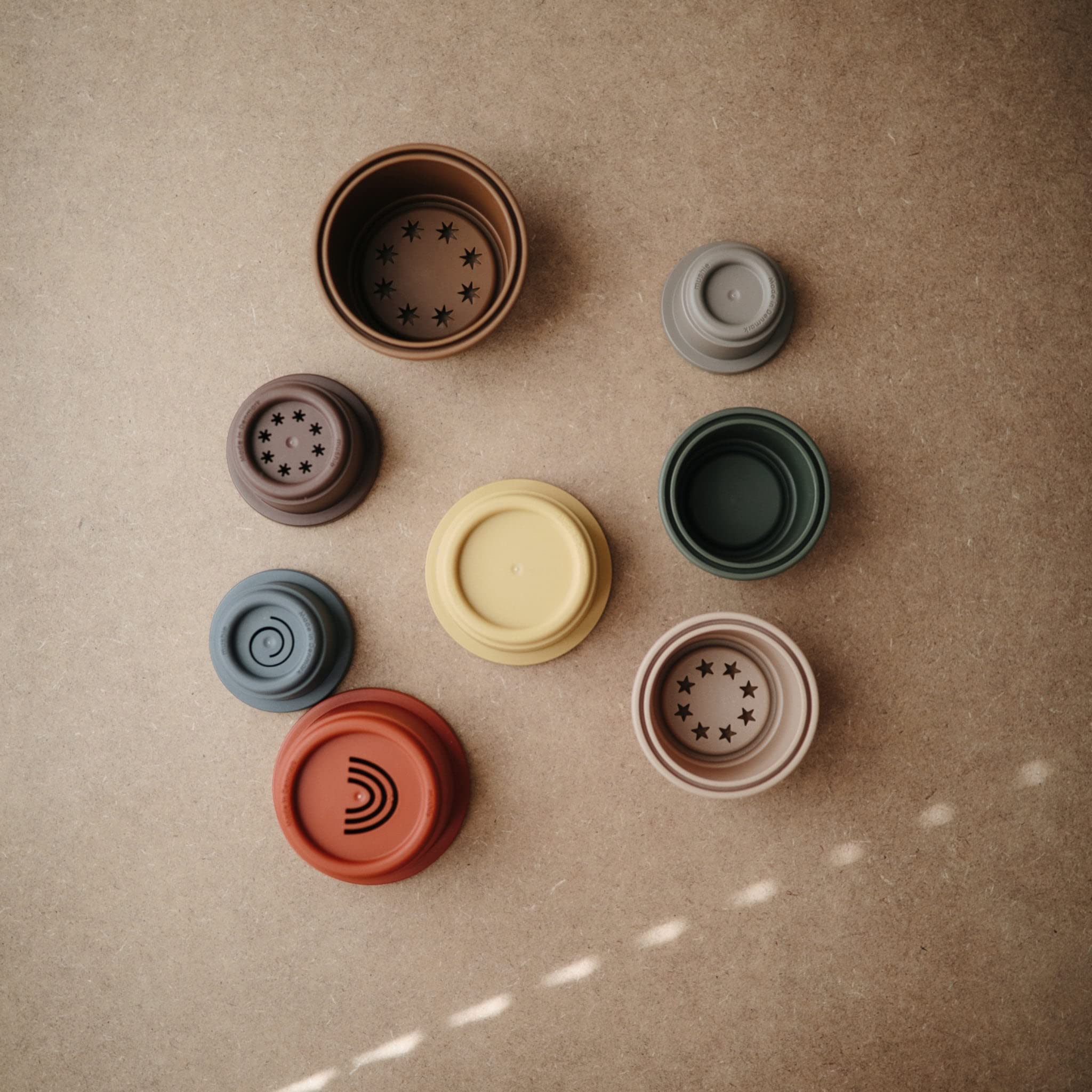 mushie Stacking Cups Toy | Made in Denmark (Original)