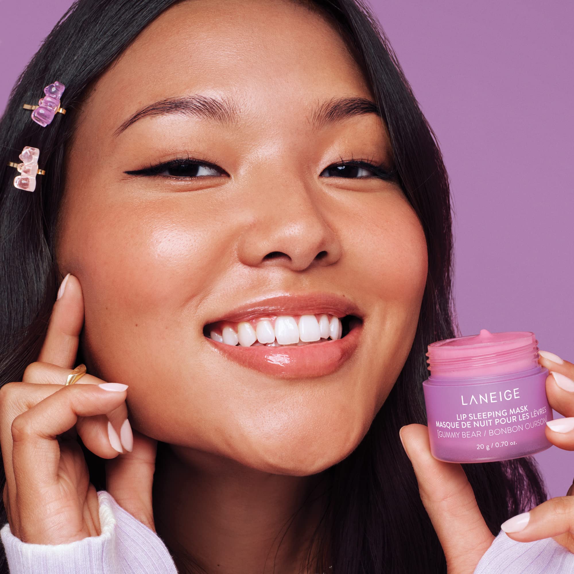 LANEIGE Lip Sleeping Mask: Nourish, Hydrate, Vitamin C, Murumuru & Shea Butter, Antioxidants, Flaky, Dry Lips