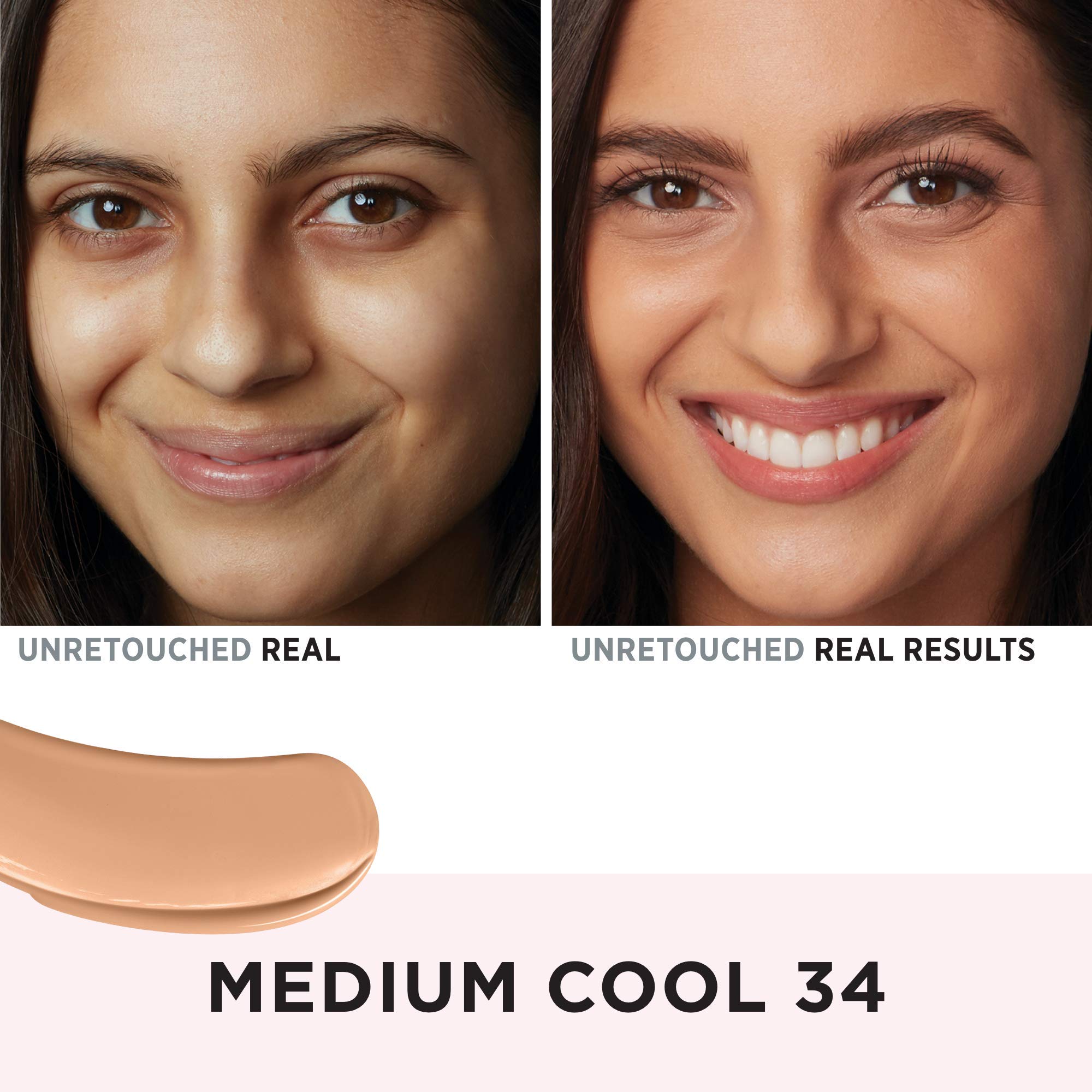IT Cosmetics Your Skin But Better Foundation + Skincare - Hydrating Medium Buildable Coverage - Minimizes Pores & Imperfections - Natural Radiant Finish - With Hyaluronic Acid - 1.0 fl oz