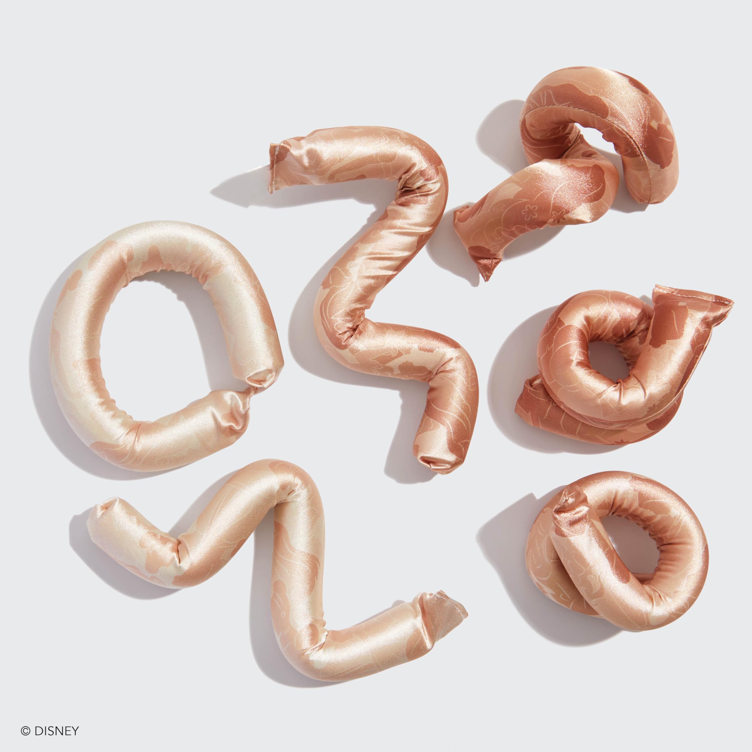 Kitsch Satin Heatless Curling Rod- XL Heatless Hair Curler w/Reliable Snap - Heatless Curls Overnight - Soft Hair Rollers to Sleep In - No Heat Curls Overnight Curlers for Short Hair - 4pcs -Rosewood