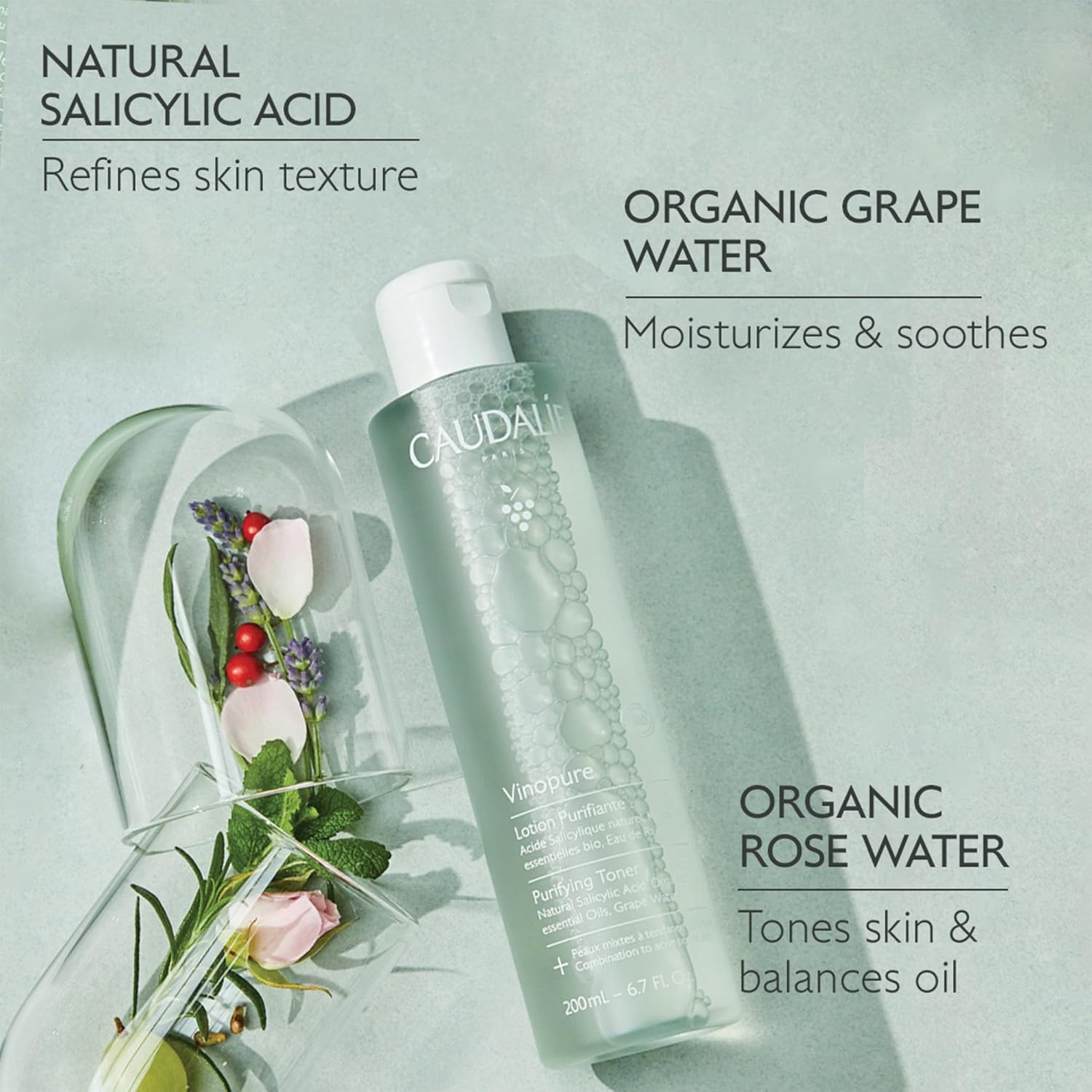 Caudalie Vinopure Purifying Toner - 200 mL