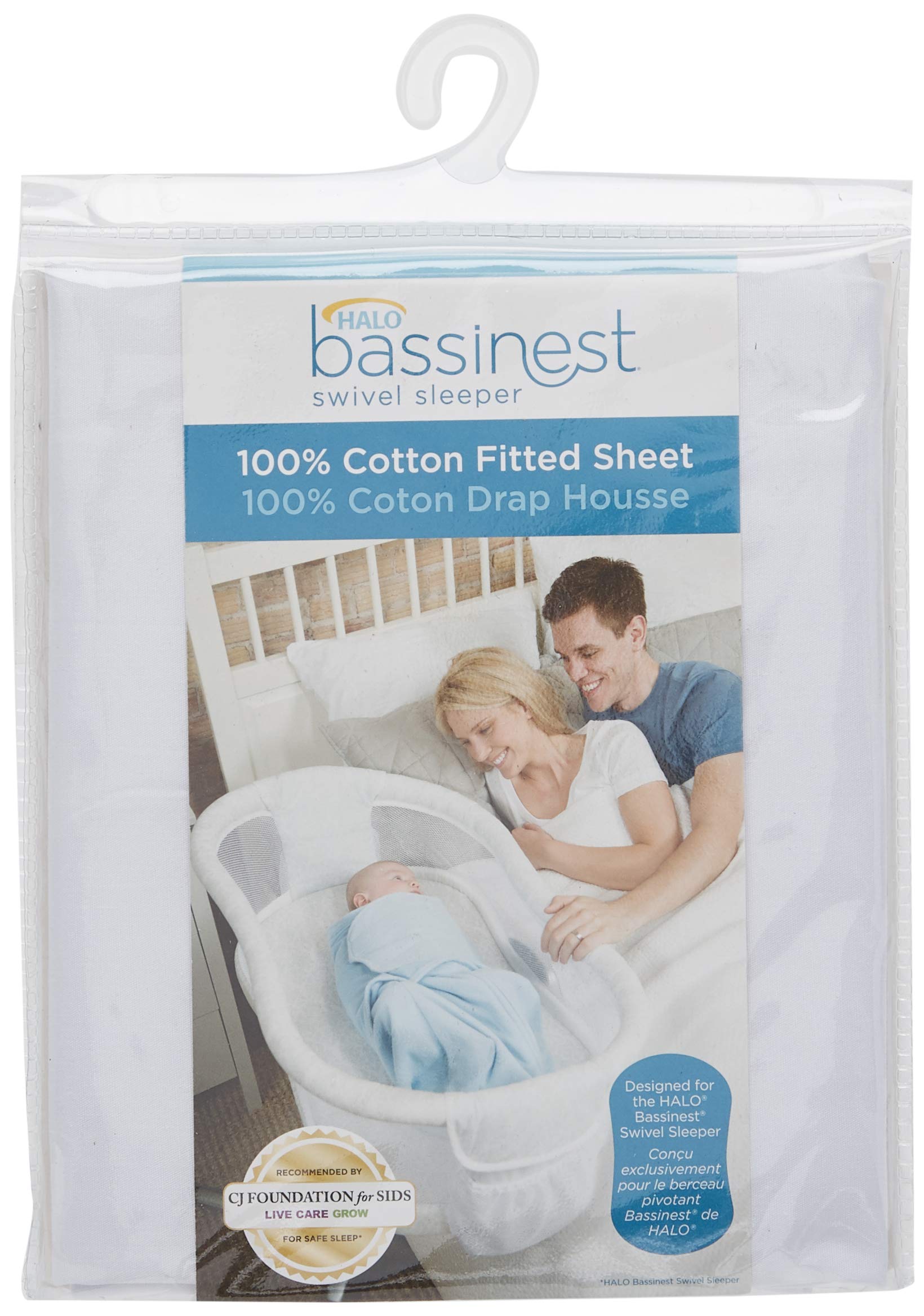 HALO Bassinest Fitted Sheet, Nautical Net