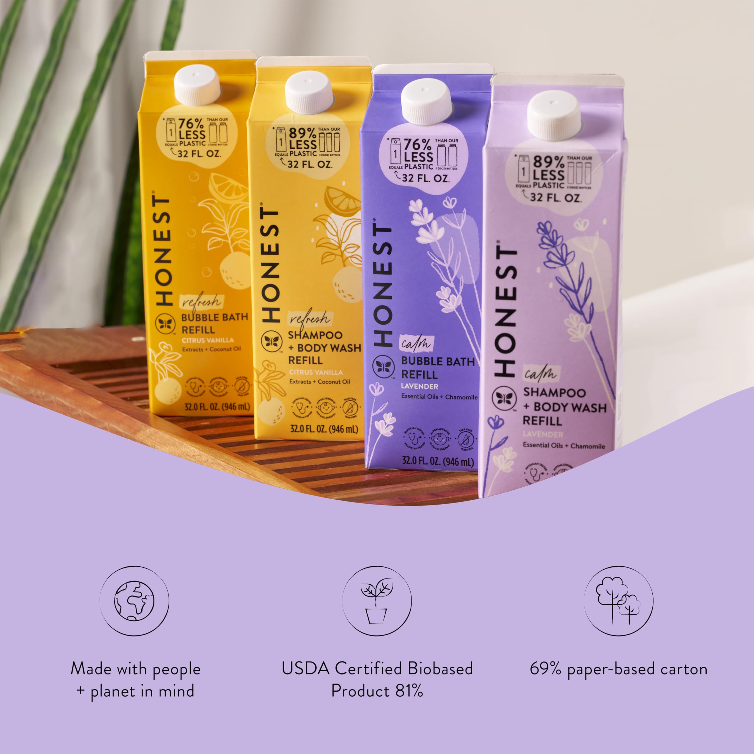 The Honest Company 2-in-1 Cleansing Shampoo + Body Wash | Gentle for Baby | Naturally Derived, Tear-free, Hypoallergenic | Fragrance Free Sensitive, 10 fl oz