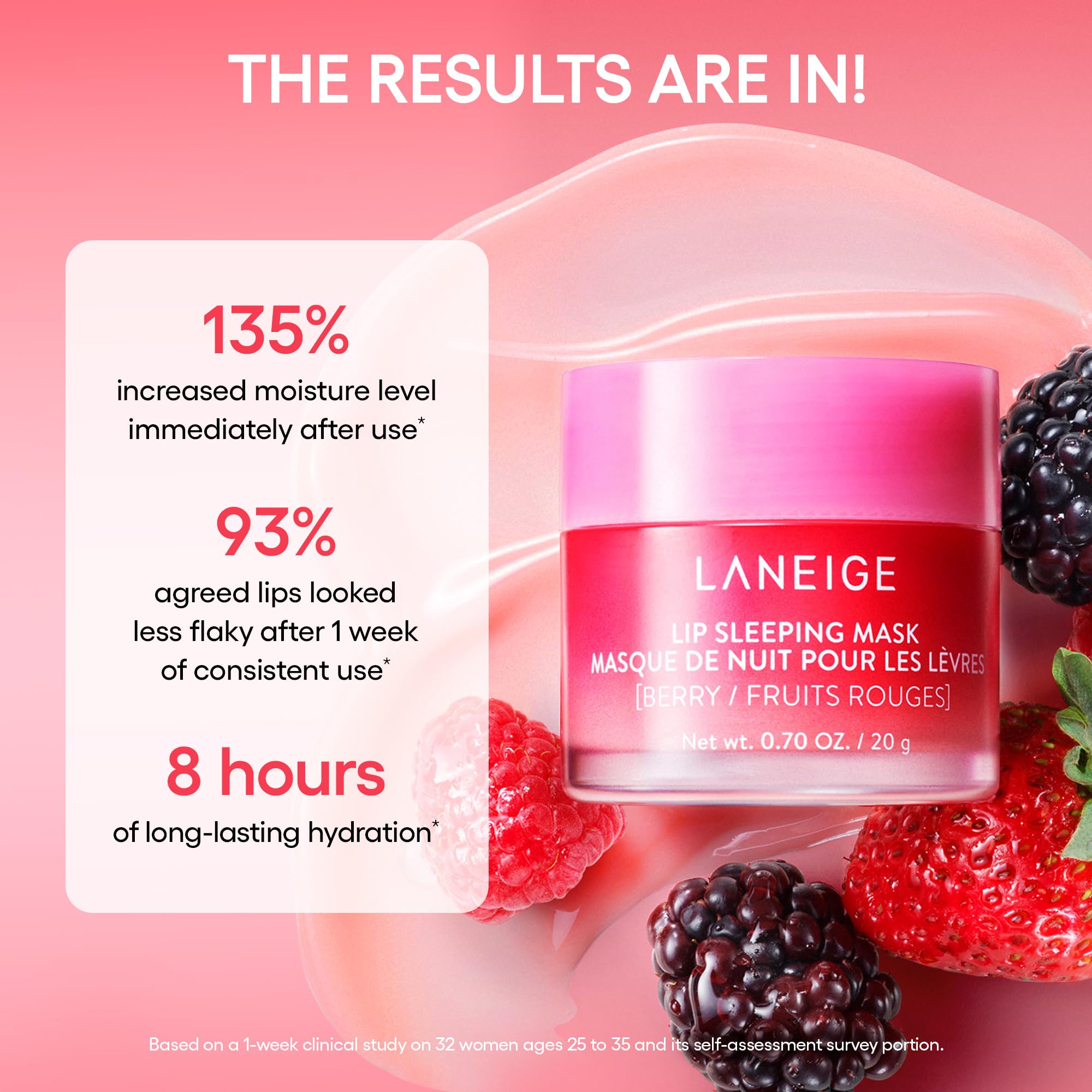 LANEIGE Lip Glowy Balm Hydrate, Glossy, Lightweight, Moisturize & Tint with Shea Butter