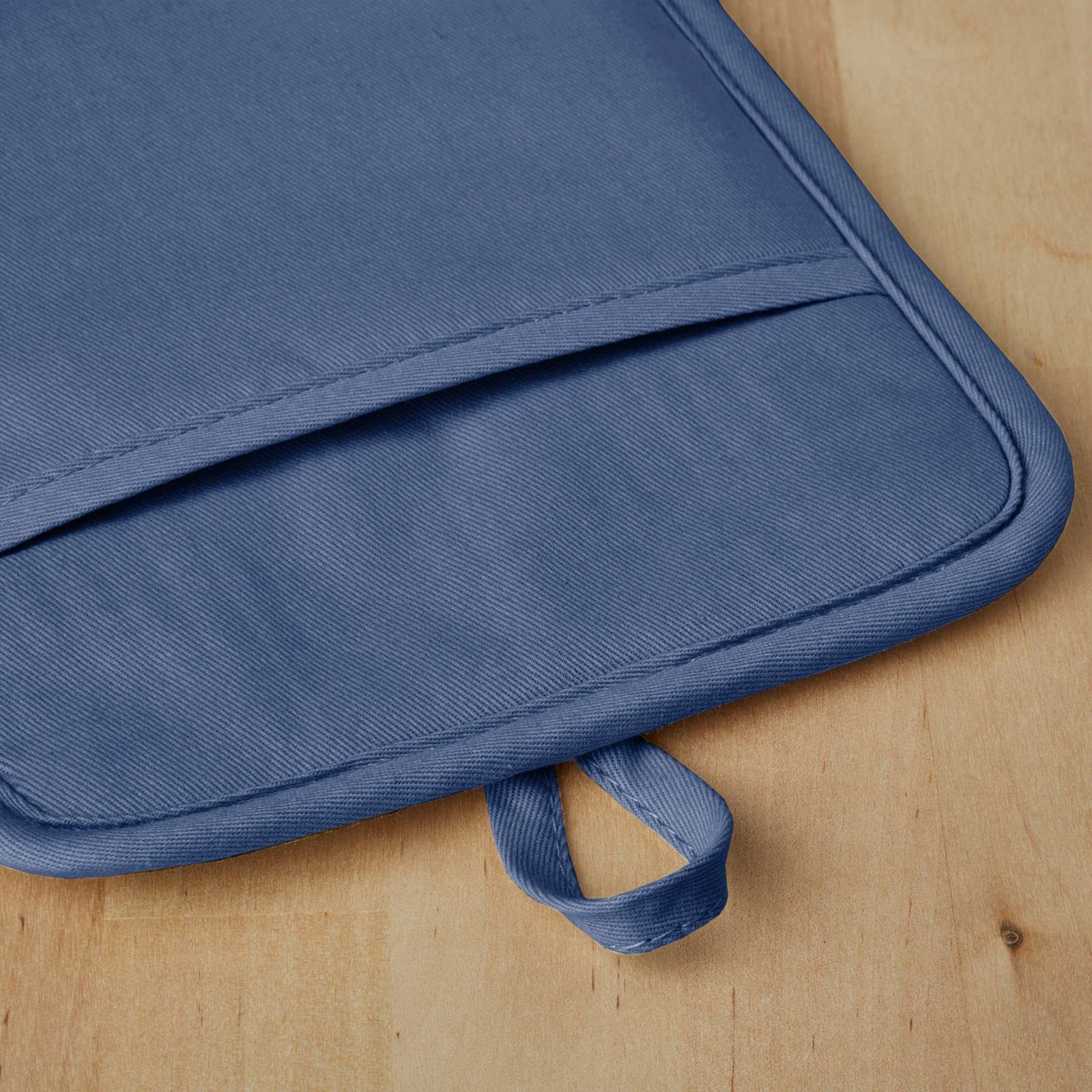 KitchenAid Ribbed Soft Silicone Water Resistant Pot Holder Set, Milkshake , 2 Piece Set, 7"x9"