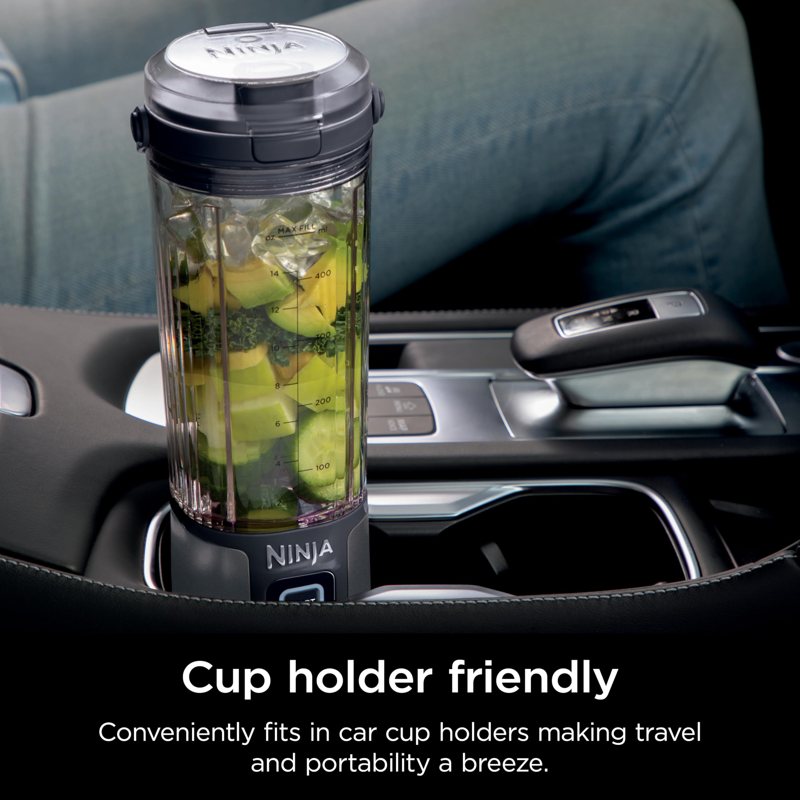 Ninja Blast Portable Blender, Cordless, 18oz. Vessel, Personal Blender For-Shakes and Smoothies, BPA Free, Leakproof-Lid and Sip Spout, USB-C Rechargeable, Dishwasher Safe Parts, Tinted Pink, BC151PK