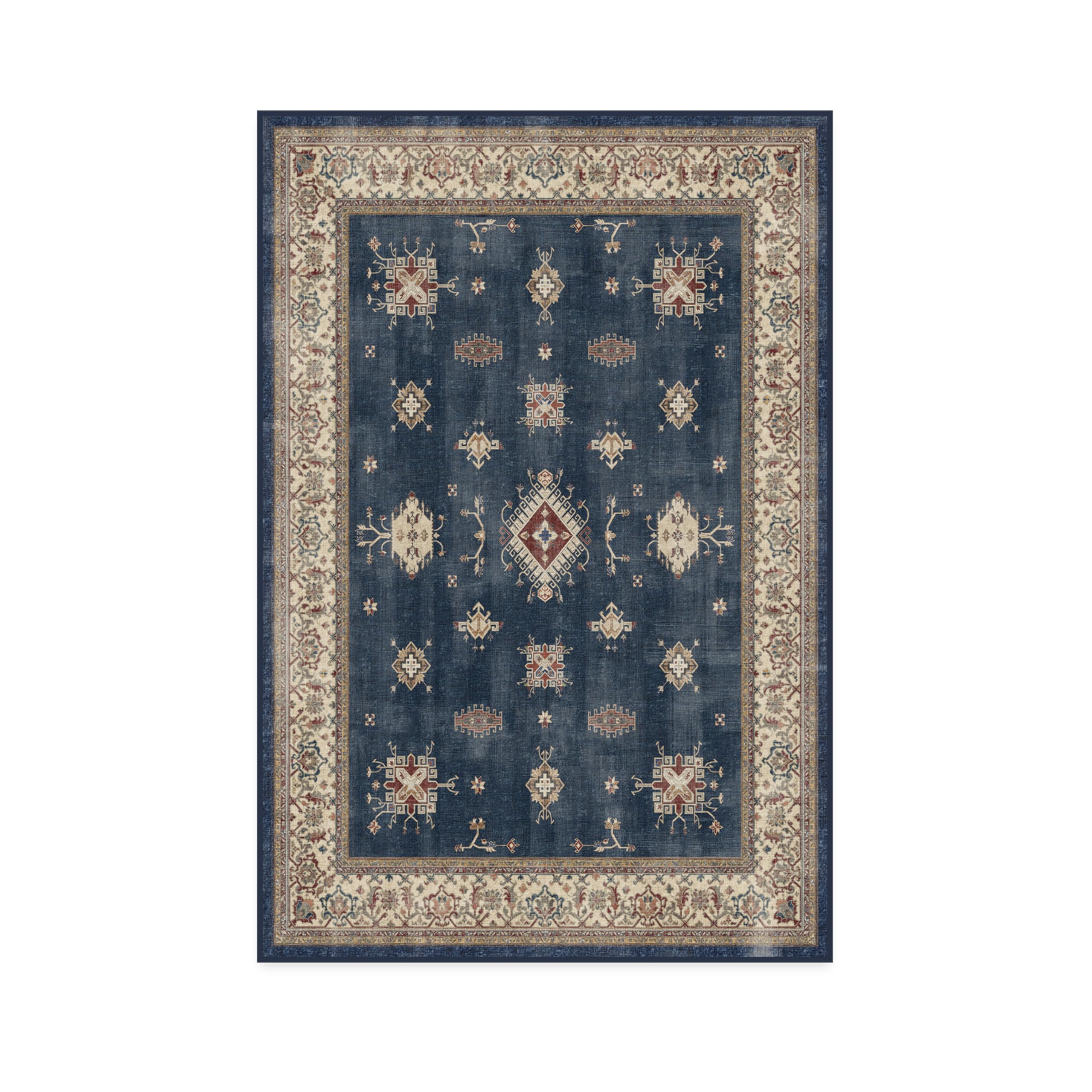 RUGGABLE – Verena Dark Wood – Machine Washable Runner Rug – Pet & Child Friendly – Stain & Water Resistant – Non-Slip – 2.5&