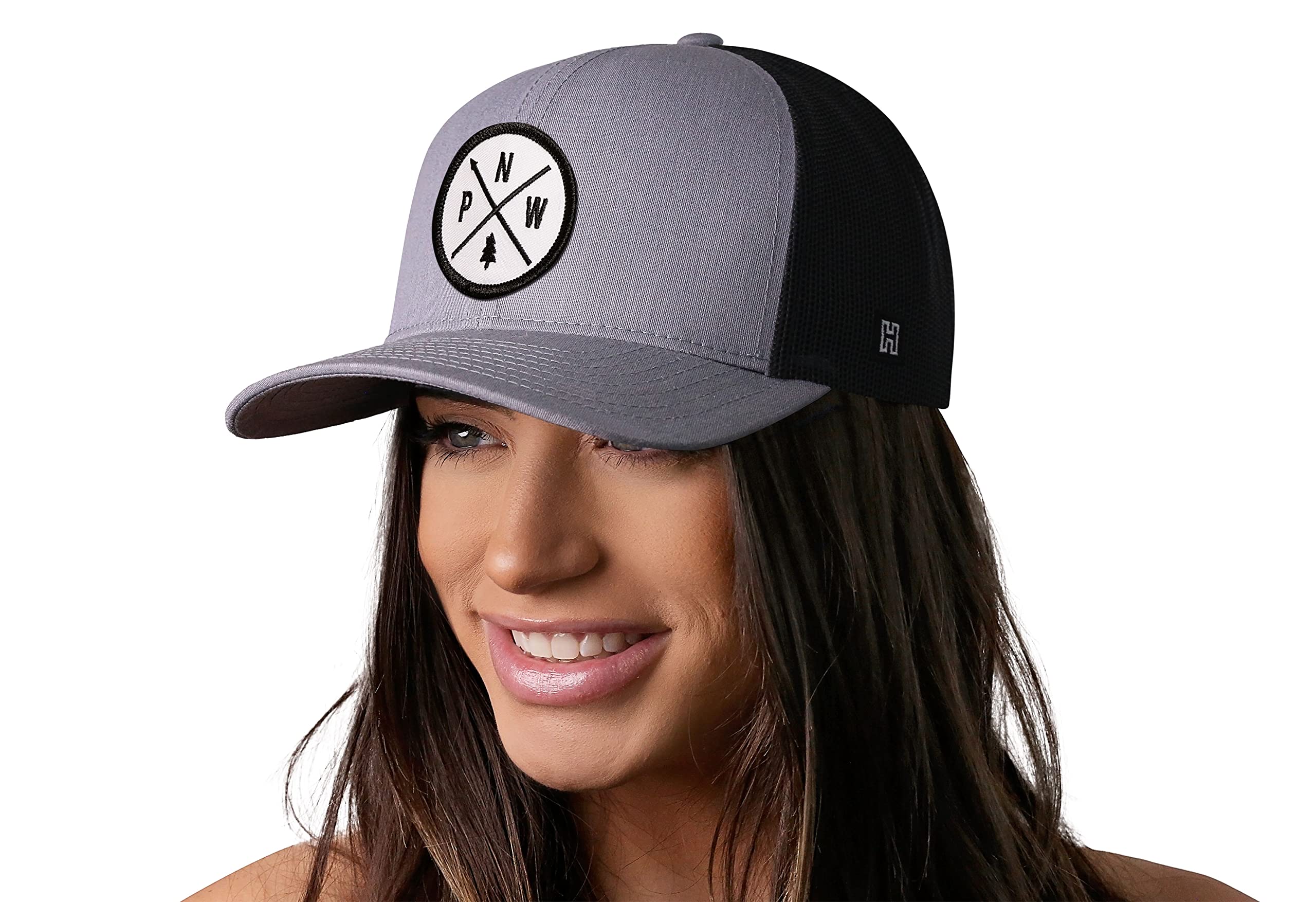 HAKA Camping Hat – Outdoors Trucker Hat for Men & Women, Baseball Cap Adjustable Snapback - Synthetic Leather