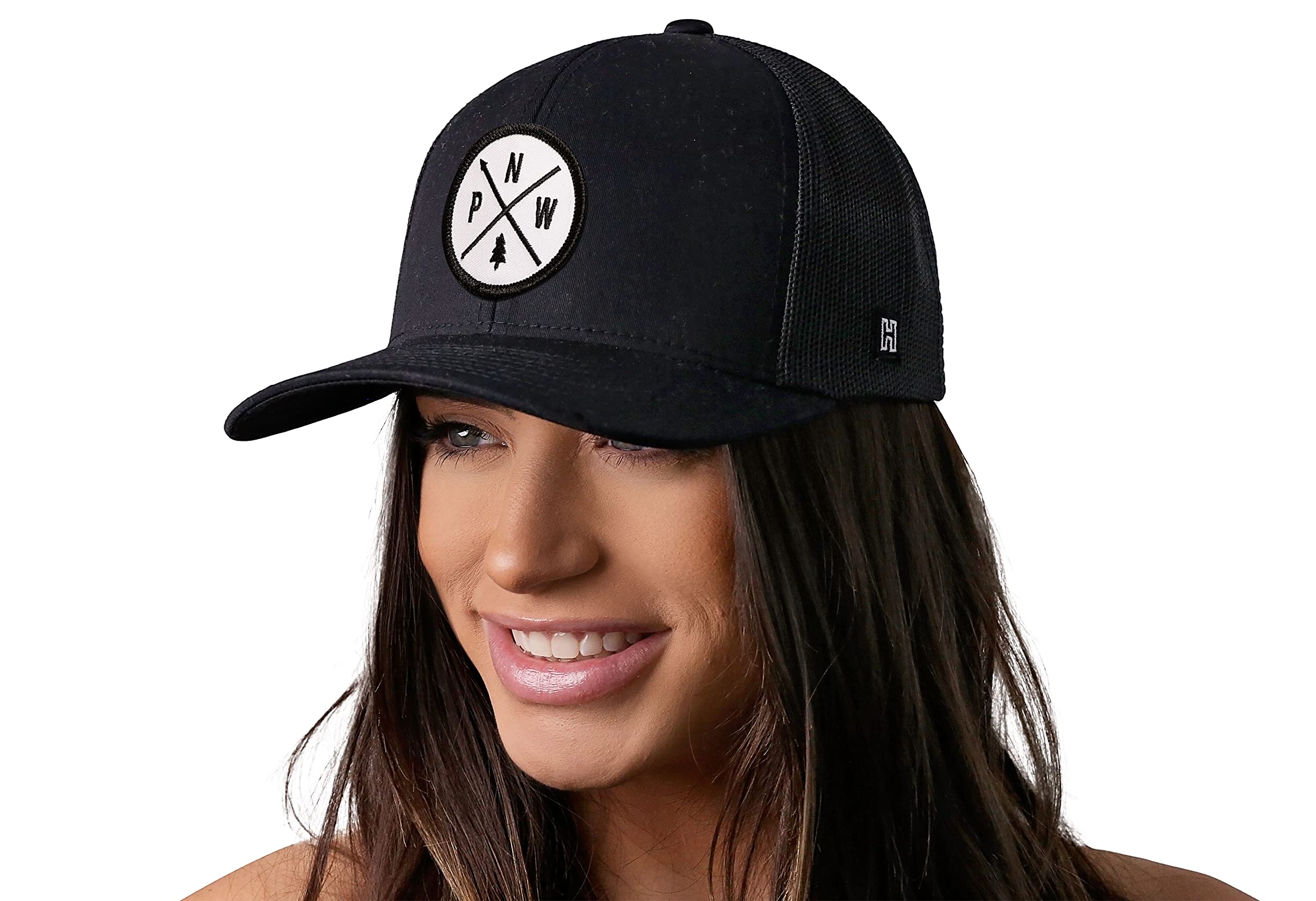 HAKA Camping Hat – Outdoors Trucker Hat for Men & Women, Baseball Cap Adjustable Snapback - Synthetic Leather