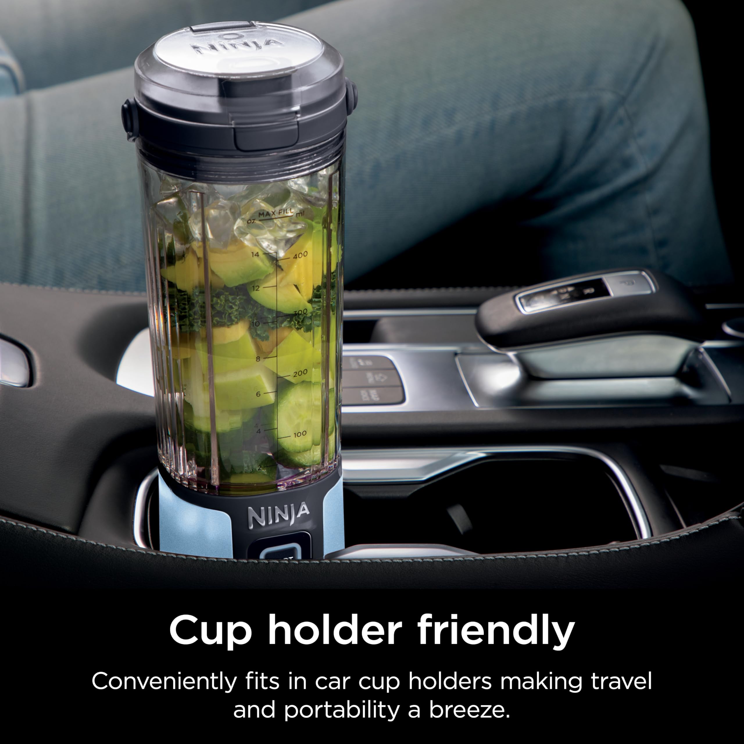 Ninja Blast Portable Blender, Cordless, 18oz. Vessel, Personal Blender For-Shakes and Smoothies, BPA Free, Leakproof-Lid and Sip Spout, USB-C Rechargeable, Dishwasher Safe Parts, Tinted Pink, BC151PK