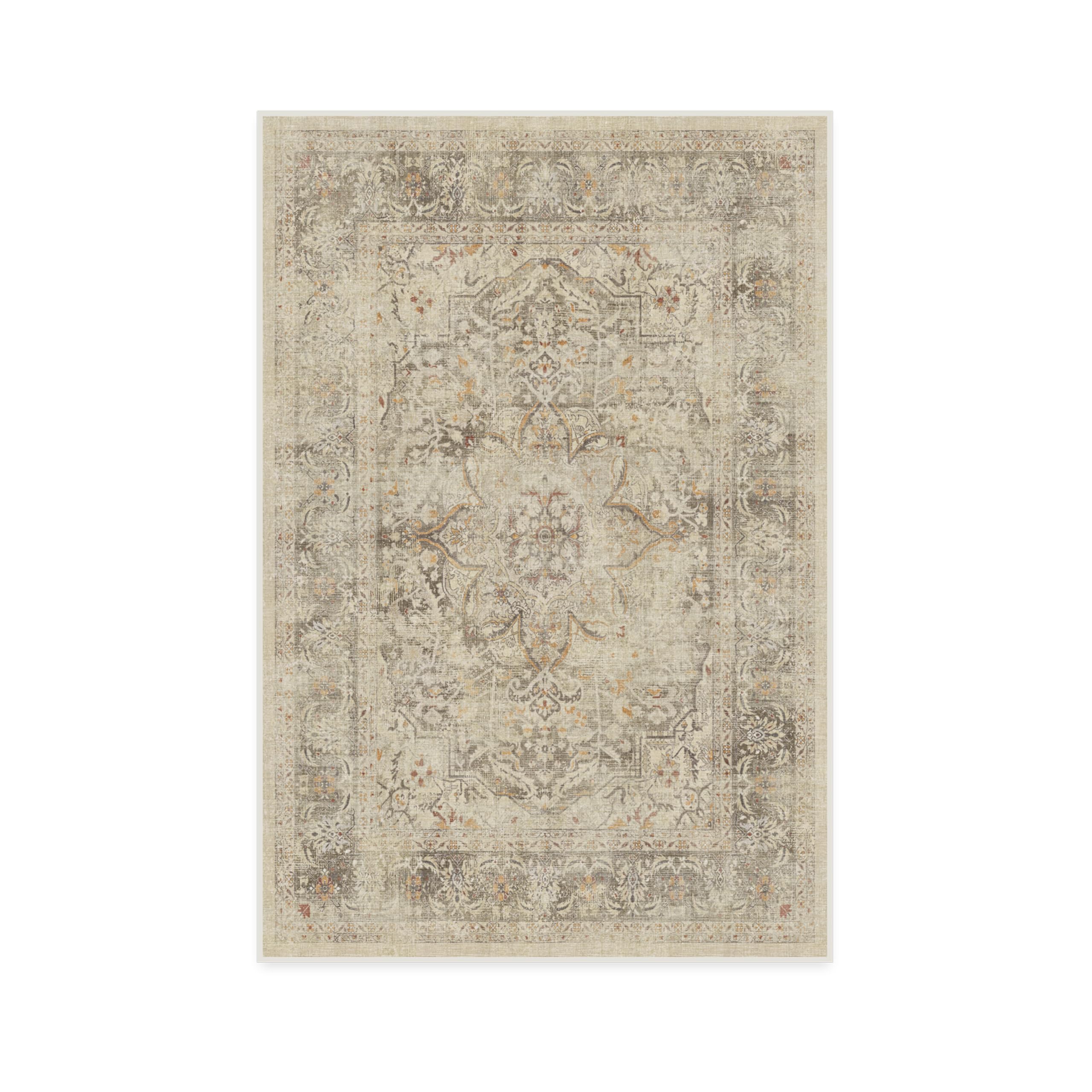 RUGGABLE – Sarrah Blue Quartz – Machine Washable Runner Rug – Pet & Child Friendly – Stain & Water Resistant – Non-Slip – 2.5&