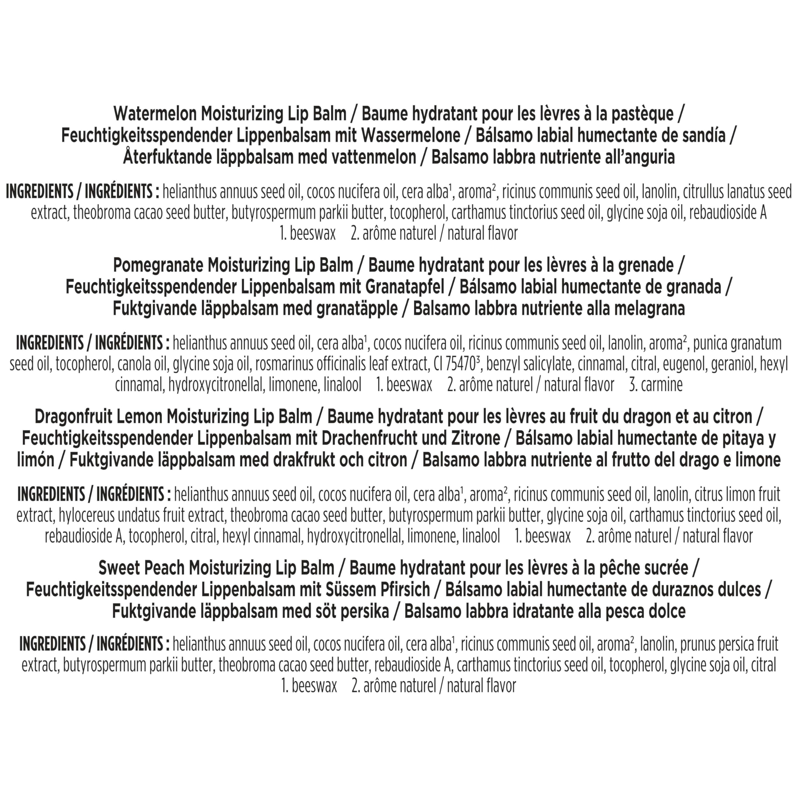 Burt’s Bees Christmas Gifts, 4 Lip Balm Stocking Stuffers Products, Beeswax Bounty Classic Set - Original Beeswax Moisturizing Lip Balm (4-Pack)