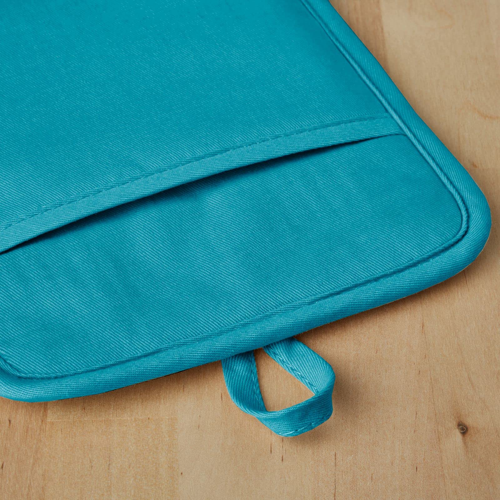 KitchenAid Ribbed Soft Silicone Water Resistant Pot Holder Set, Milkshake , 2 Piece Set, 7"x9"