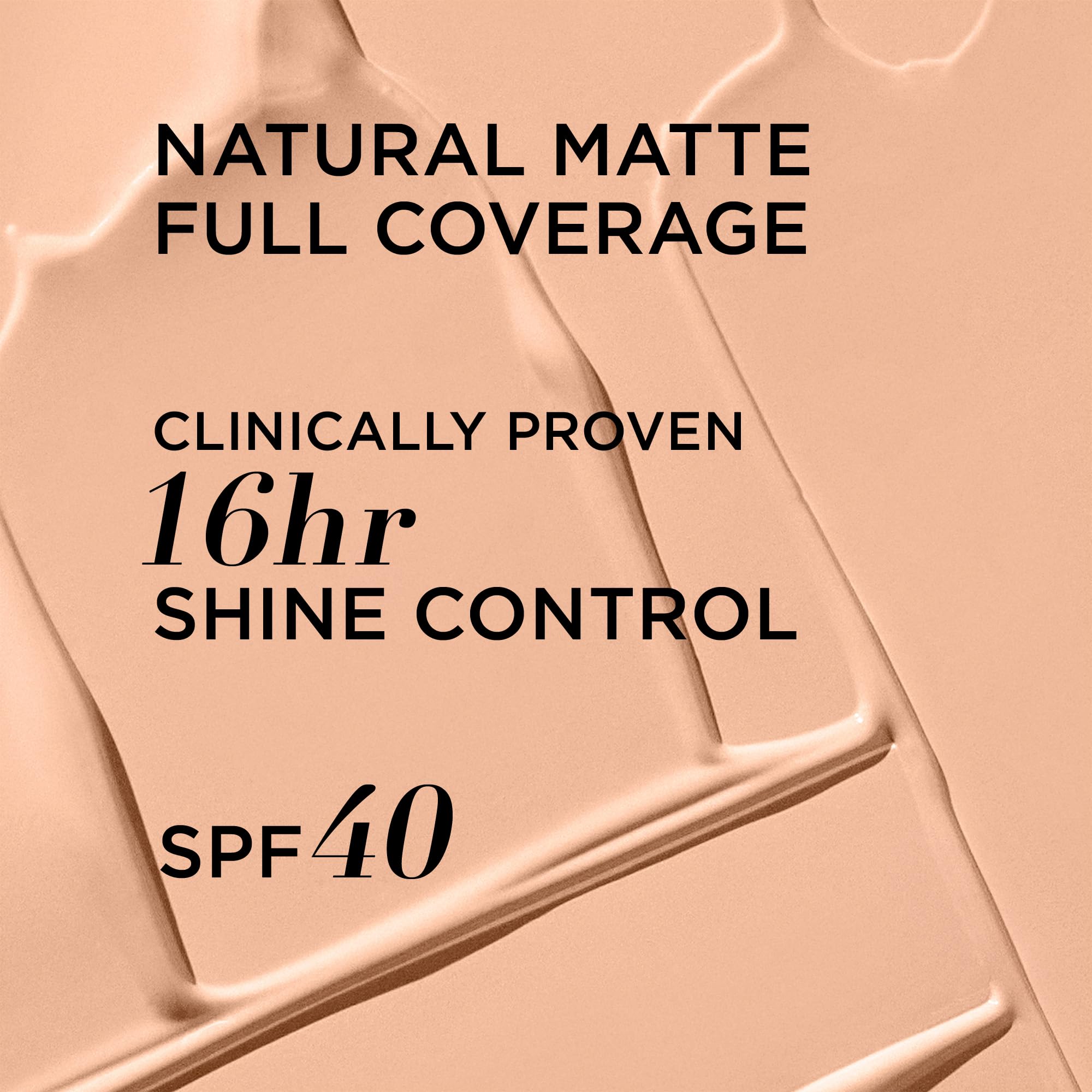 IT Cosmetics CC+ Cream Natural Matte Foundation with SPF 40 - Shine-Reducing & Long-Wear Full Coverage Foundation For Oily Skin - With Hyaluronic Acid - Fragrance Free & Non-Comedogenic - 1.08 fl oz
